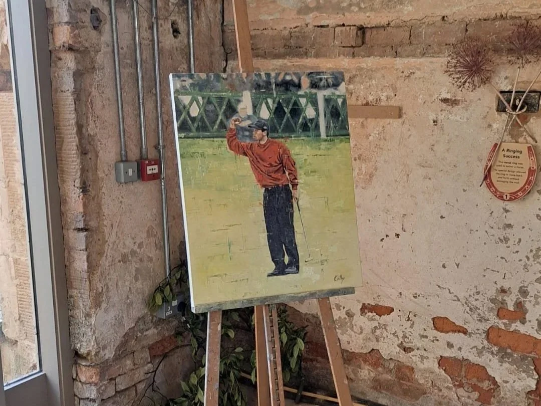 Recreating a Legend: Tiger Woods at The Open, 2000, recreated for his 50th Birthday.