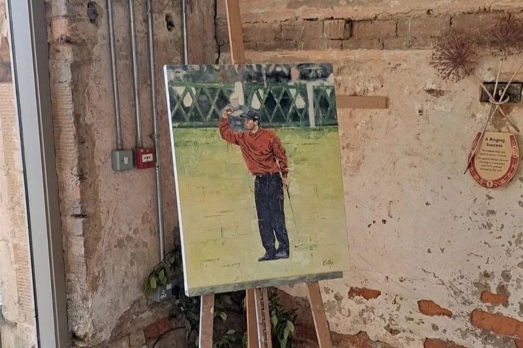 Recreating a Legend: Tiger Woods at The Open, 2000, recreated for his 50th Birthday.