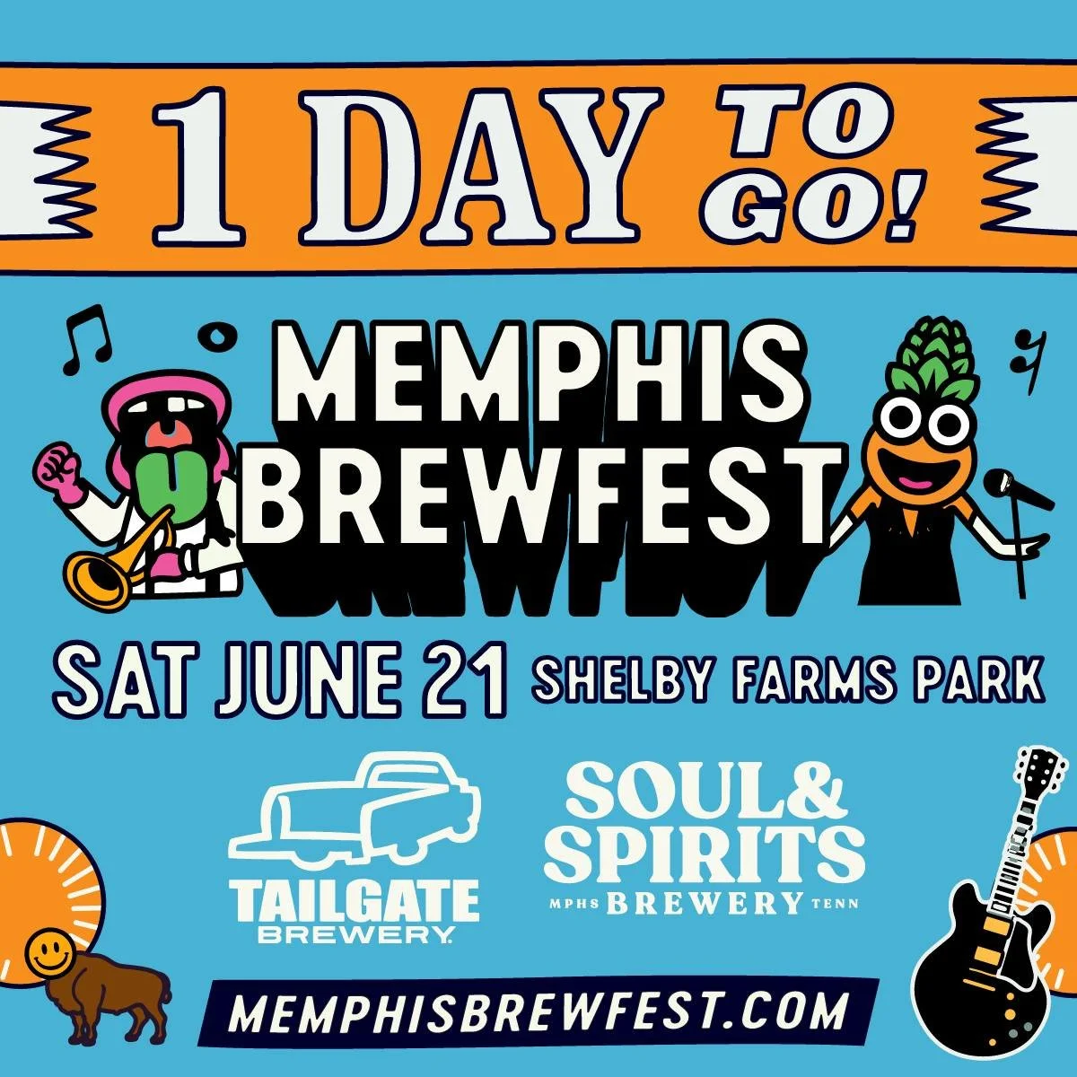 TOMORROW GATES OPEN AT NOON! Grab your tickets and join us at @@shelbyfarmspark . Sample special offerings from some of our favorites include @soulandspiritsbrew  and @tailgatebrewery . All of our 35+ breweries will be represented by staff from the b