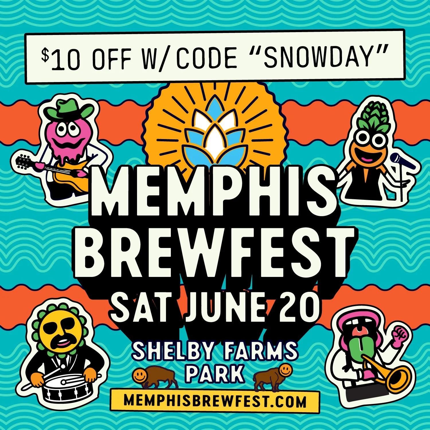 Memphis is a winter wonderland today, but we&rsquo;re already dreaming of June sunshine and cold brews! ❄️🍻

While you&rsquo;re staying cozy inside, we want to give you a reason to look forward to summer. Grab your tickets for Memphis Brewfest today