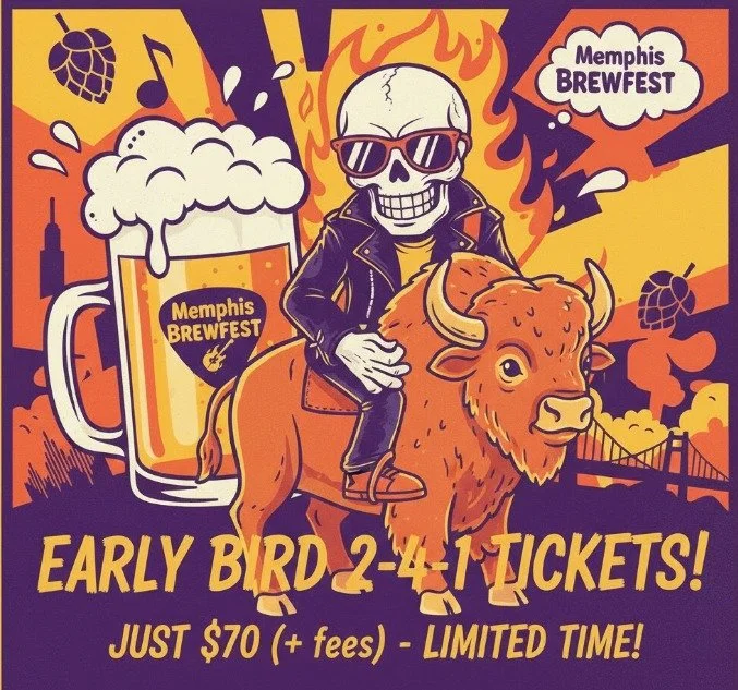 Get ready to PLAY, SIP &amp; JAM with us at Memphis Brewfest! 🍻🎉 From classic games (cornhole anyone?) to epic LIVE music and wrestling, this fest isn&rsquo;t just about tasting : it&rsquo;s about LIVING the craft beer vibe. Grab your festival crew
