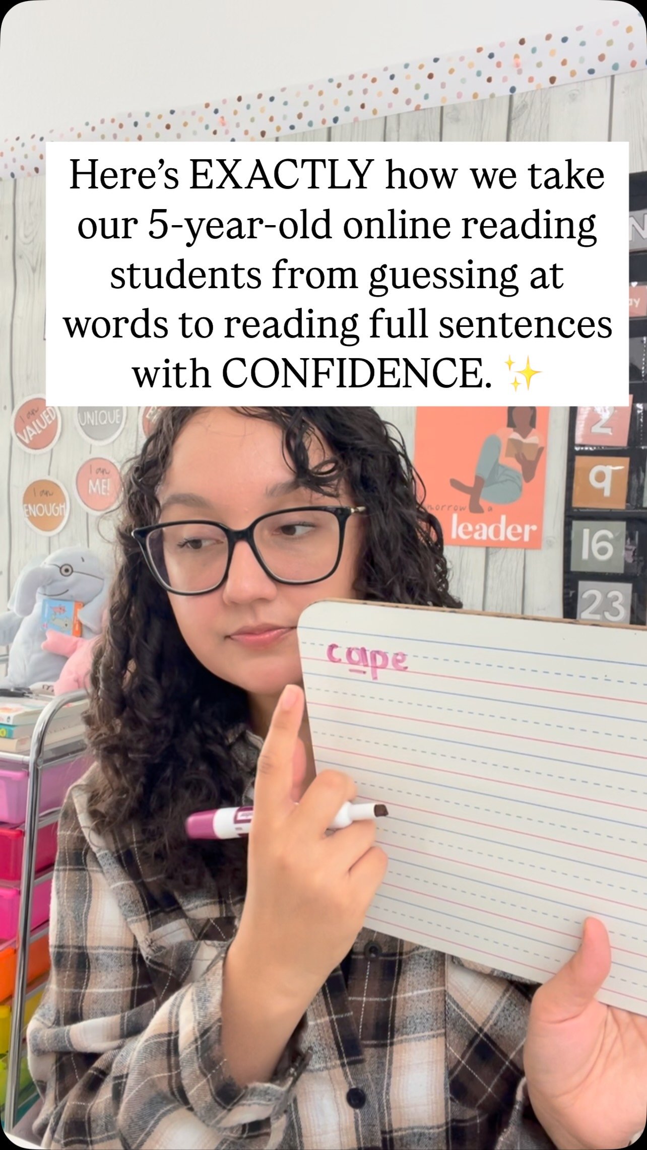 Here’s the thing! 👇
Many kids guess at words when they read. This can make reading feel hard and frustrating. 😕
But there’s a better way! 💡
⭐️ Our lessons mix phonics games, blending drills, and real reading practice — so kids