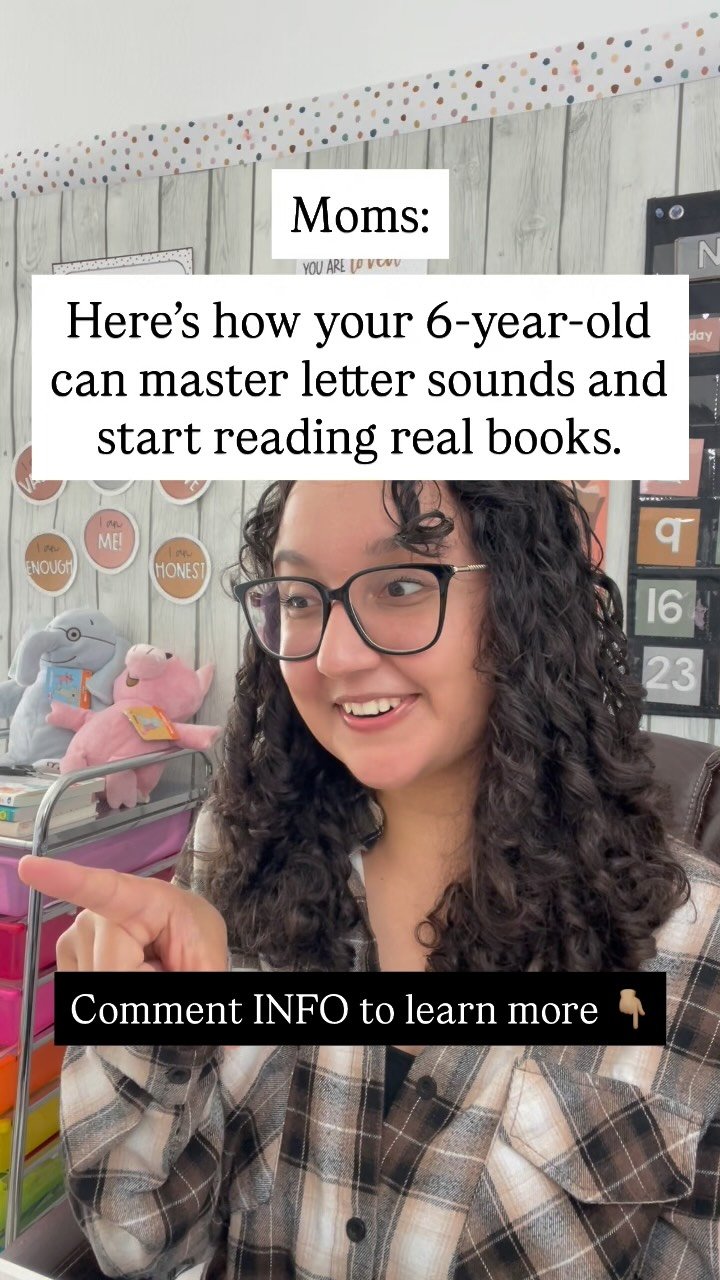 Comment INFO to learn more! 👇
Here’s how your 6-year-old can start reading full sentences on their own in just a few weeks…
…without the overwhelm, endless worksheets, or battling through boring flashcards. 📚✨
💛 Welcome to Y