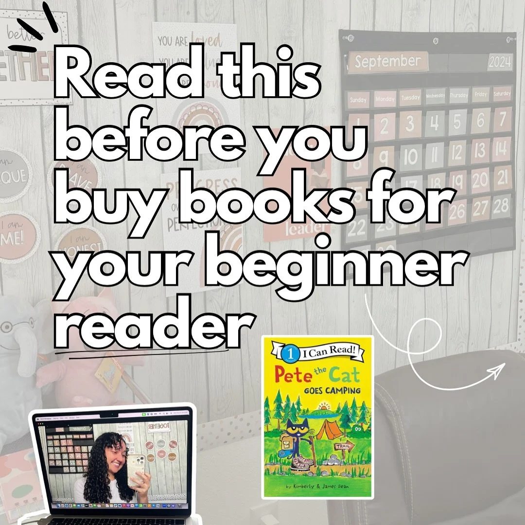 Not all early reader books actually help kids learn to read! 🤯
Decodable books help kids apply phonics skills they are learning so they can practice sounding out words and reading independently instead of guessing. 💛
👉🏼 Comment BOOKS below and