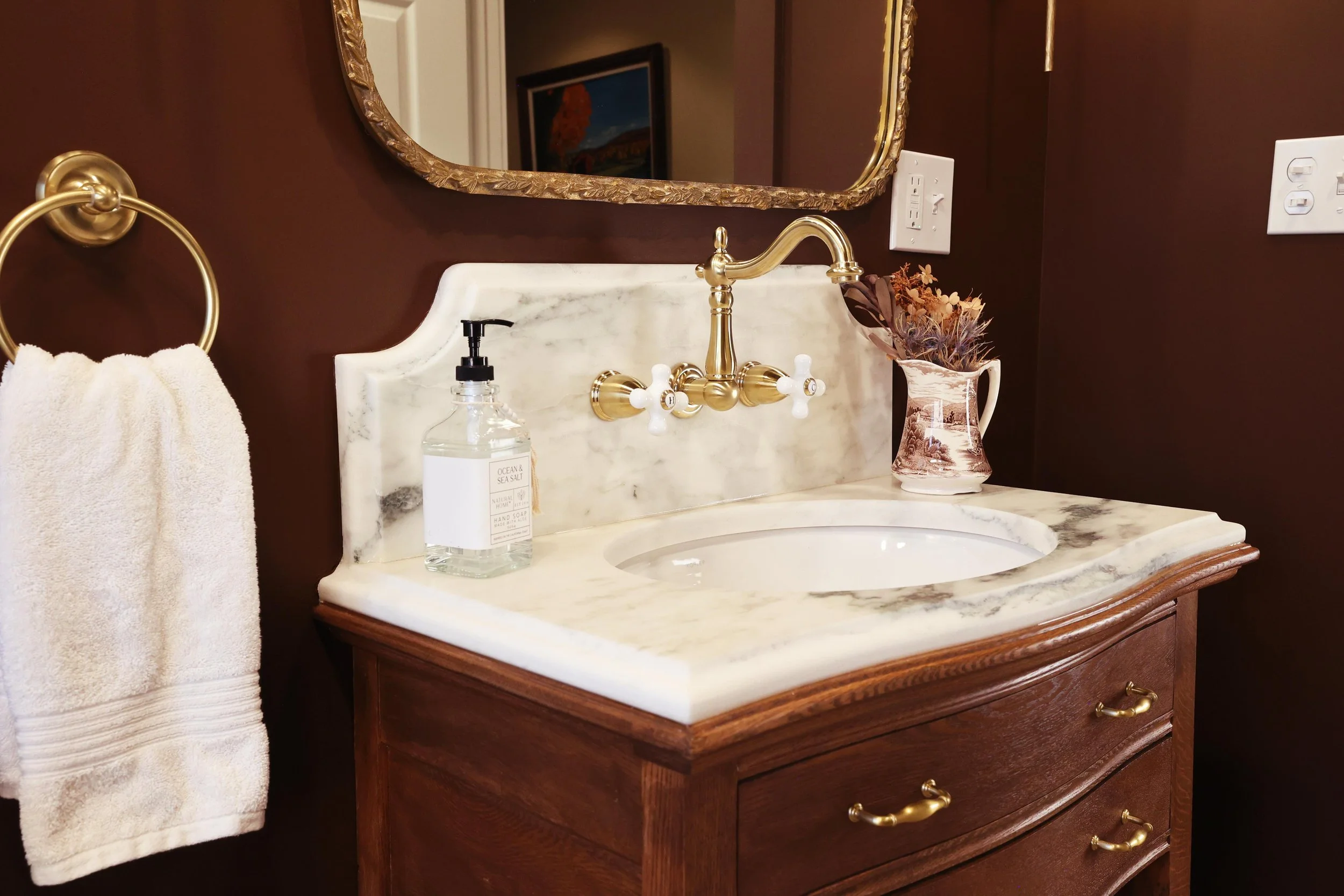 The Antique Vanity Bathroom