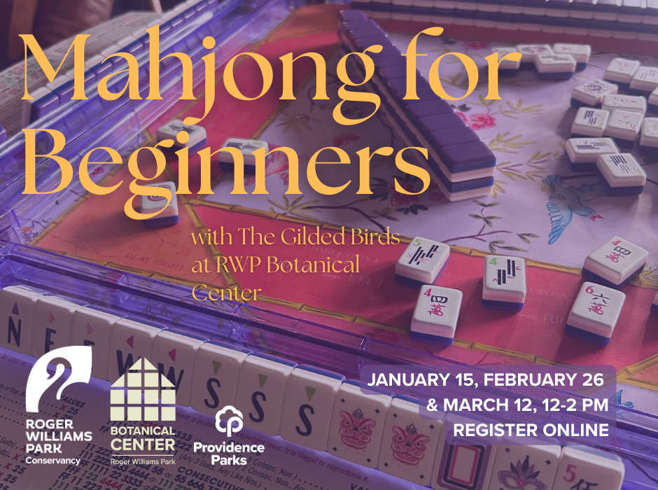 Mahjong for Beginners at Roger Williams Park Botanical Center, 1/15/26, 2/26/26 & 3/12/26