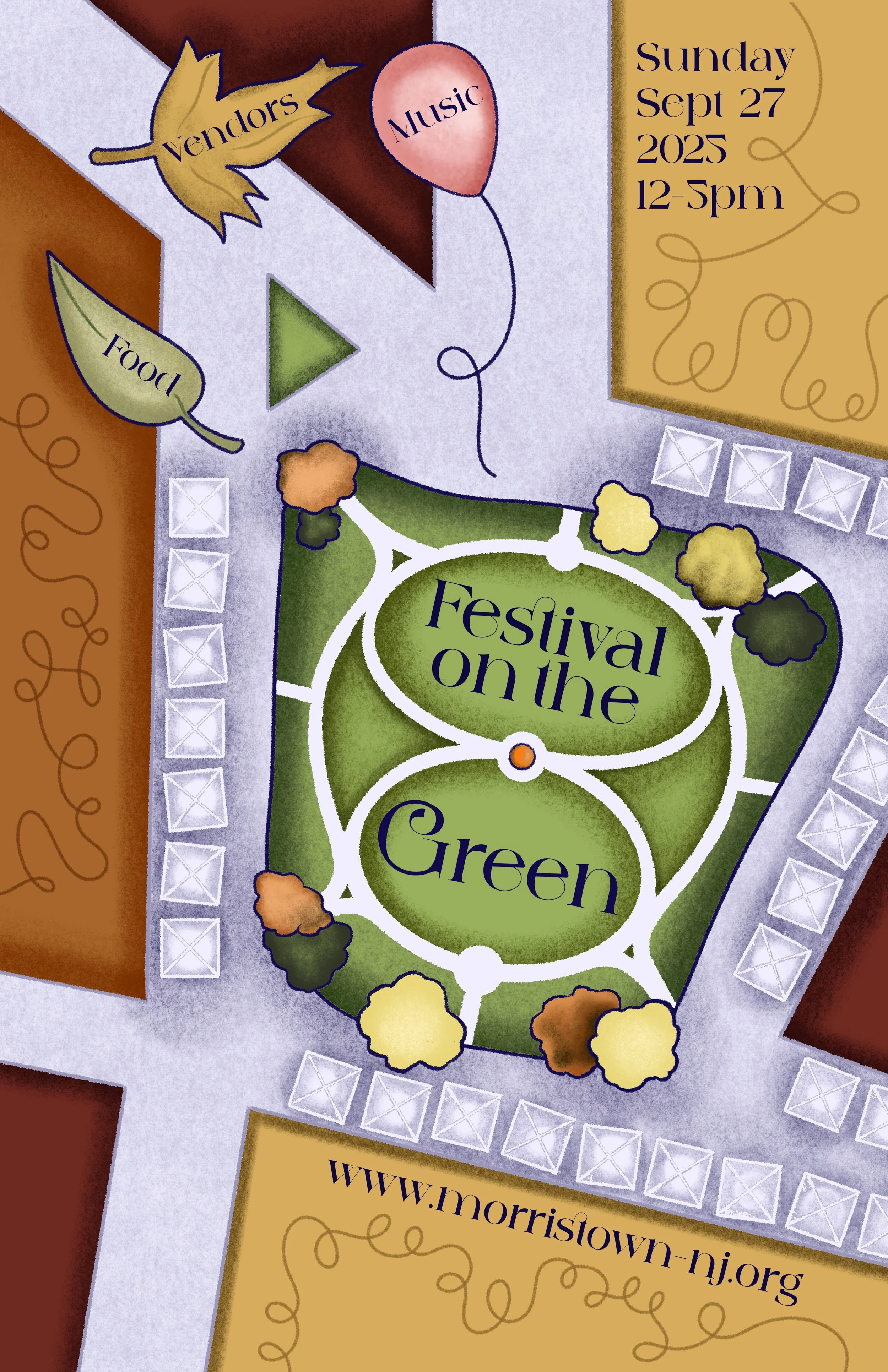 Morristown’s Festival on the Green Poster