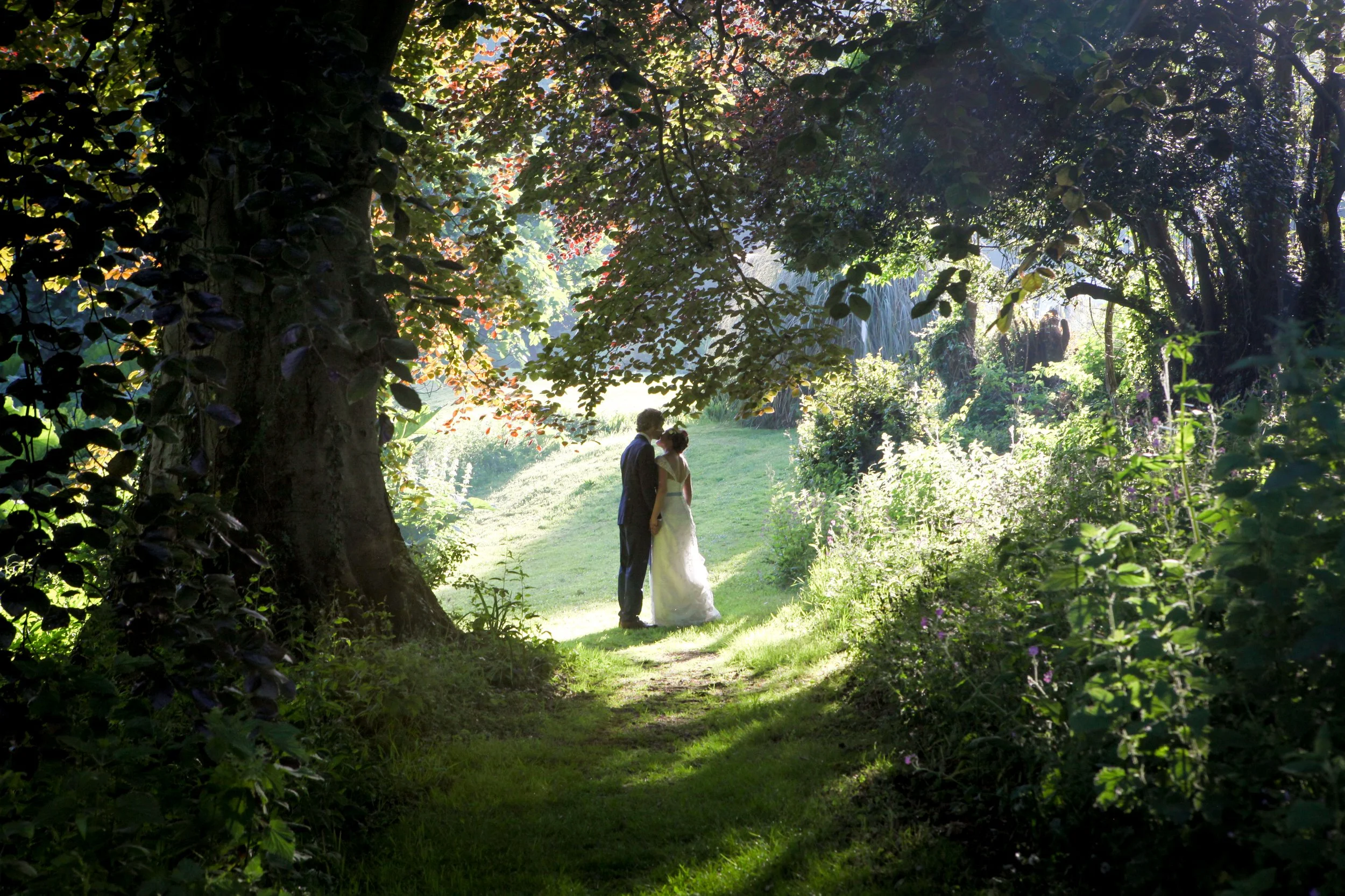 summer wedding day on the Isle of Wight.