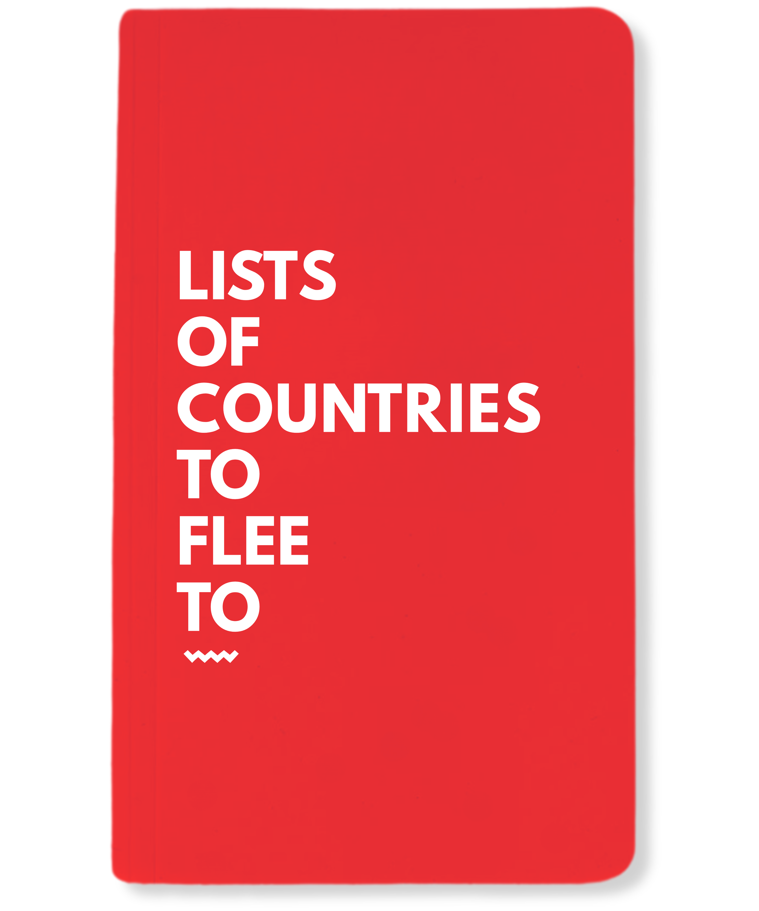 Country Lists Notebook