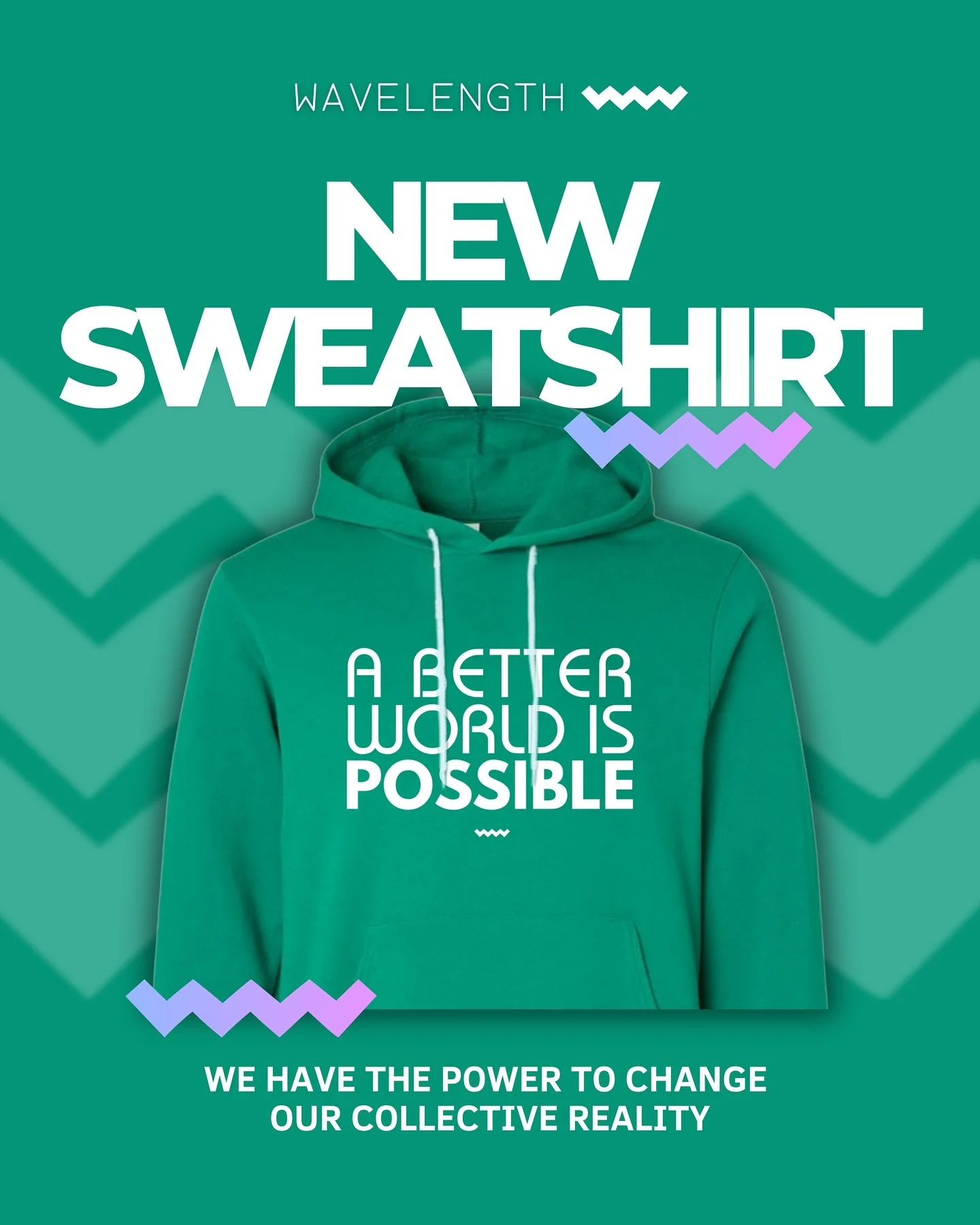 We know you love the message of &ldquo;A Better World Is Possible&rdquo; because it&rsquo;s our best selling t-shirt, sticker, and magnet, so it *had* to become our VERY FIRST HOODIE!

Cozy up in this ridiculously soft (and pleasantly lightweight) sw