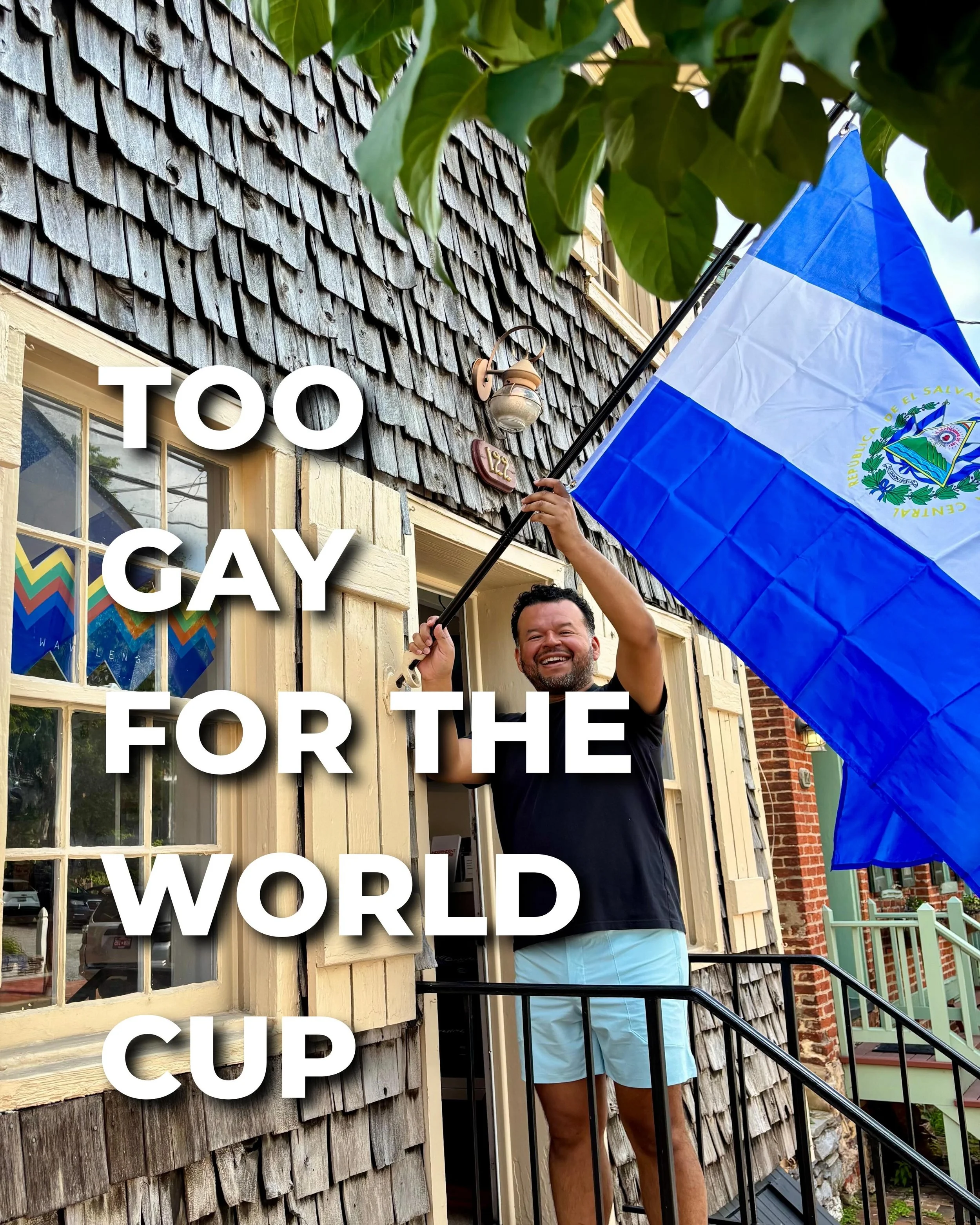 Apparently *not every* country plays in the World Cup. Oooops. 🤷 

We loved this past weekend&rsquo;s First Saturday theme of &ldquo;Around The World Cup&rdquo; and eagerly signed up to represent Jeo&rsquo;s family&rsquo;s native home country of El 