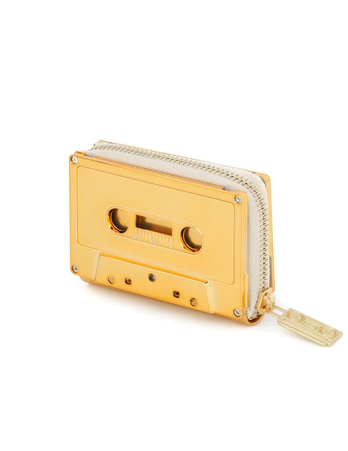 Gold Chrome Cassette Wallet