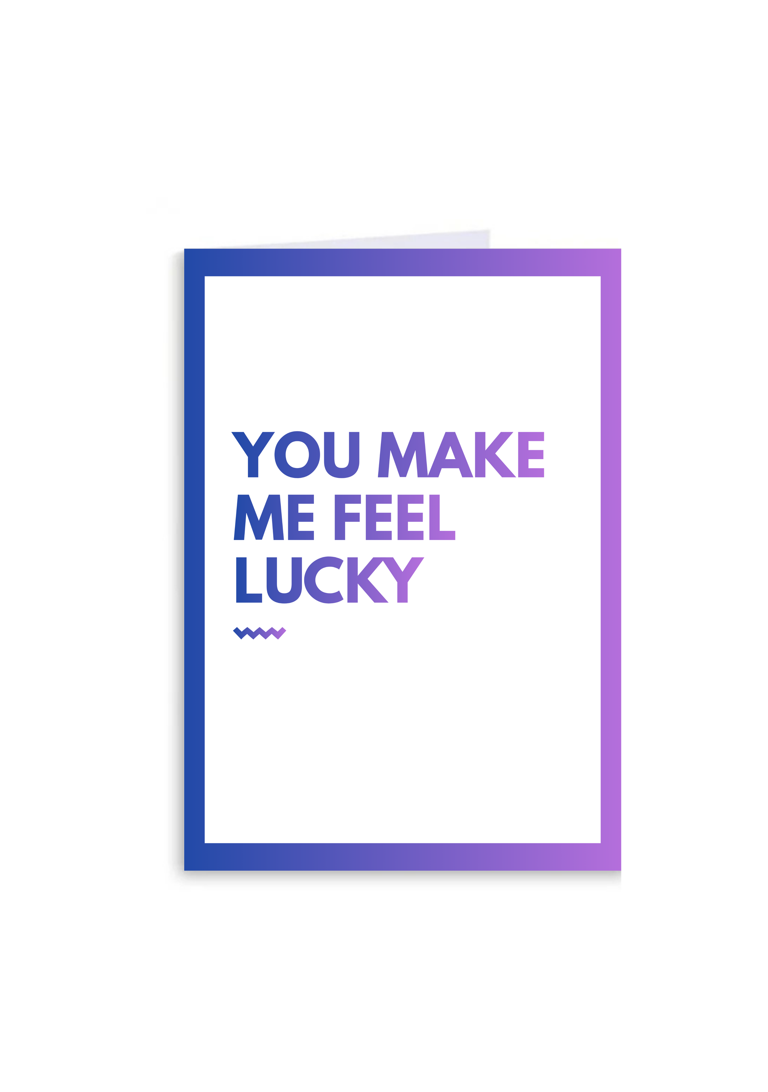 Feel Lucky Greeting Card