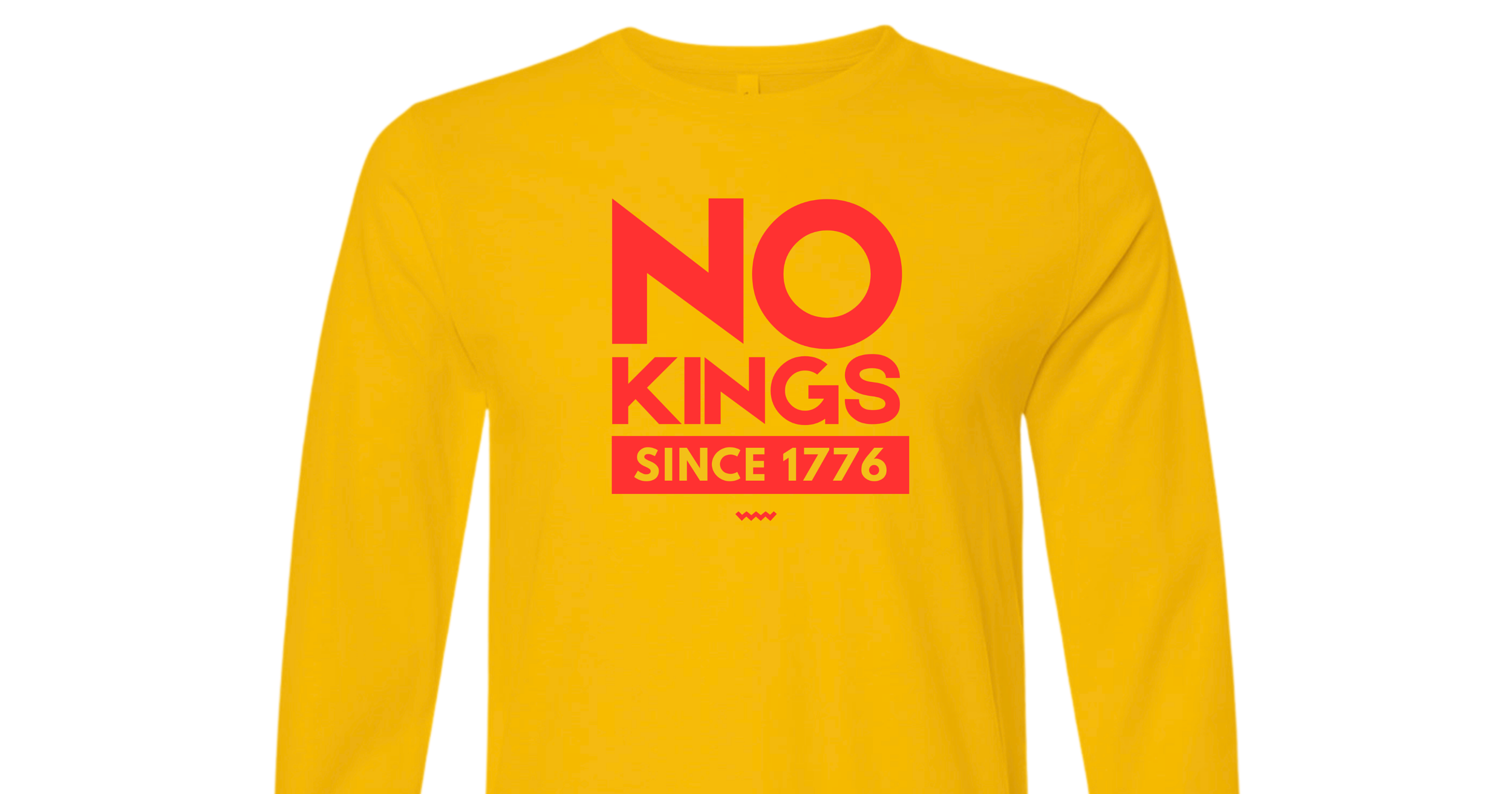 NO KINGS 1776 Long Sleeve Shirt Social.png