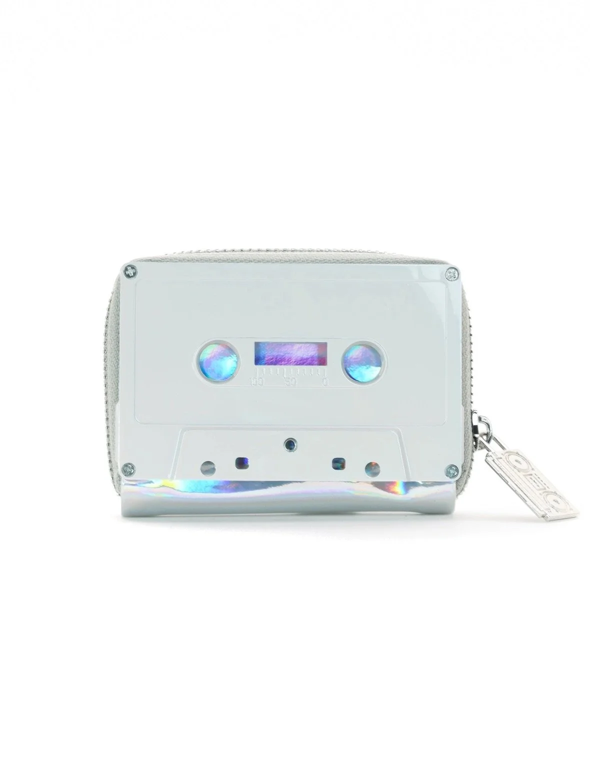 Electro Silver Cassette Wallet