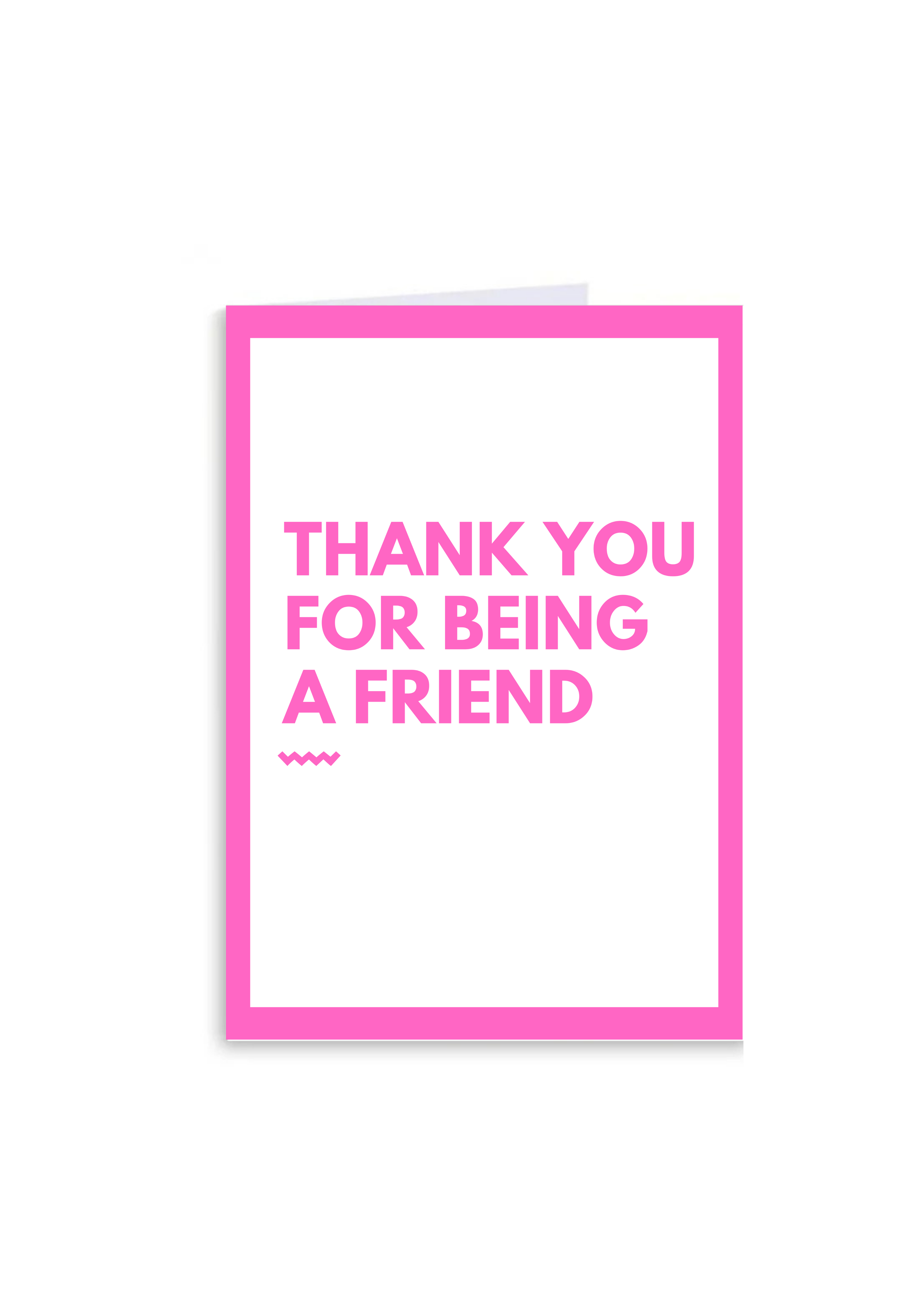 Thank You Friend Greeting Card