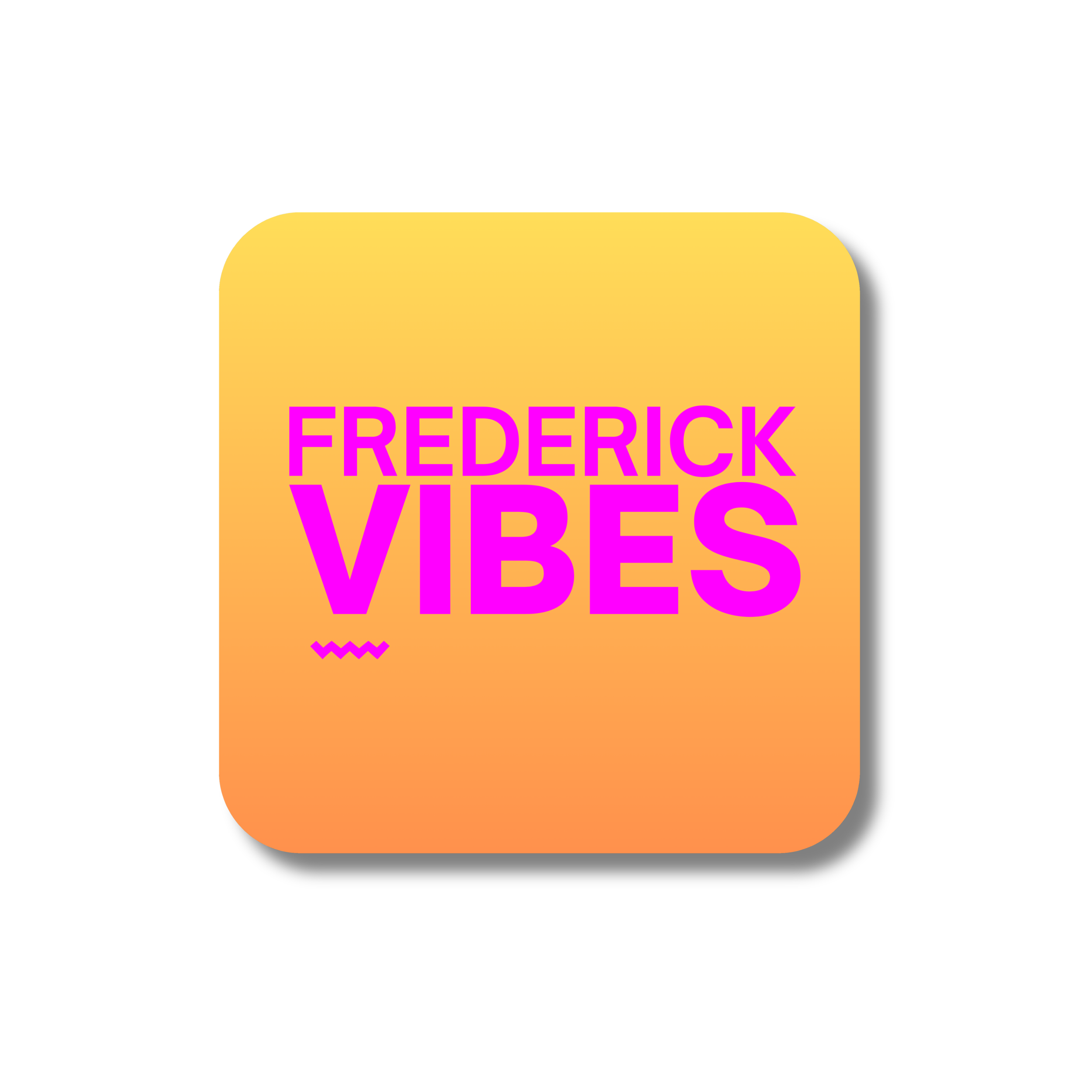 Frederick Vibes Sticker
