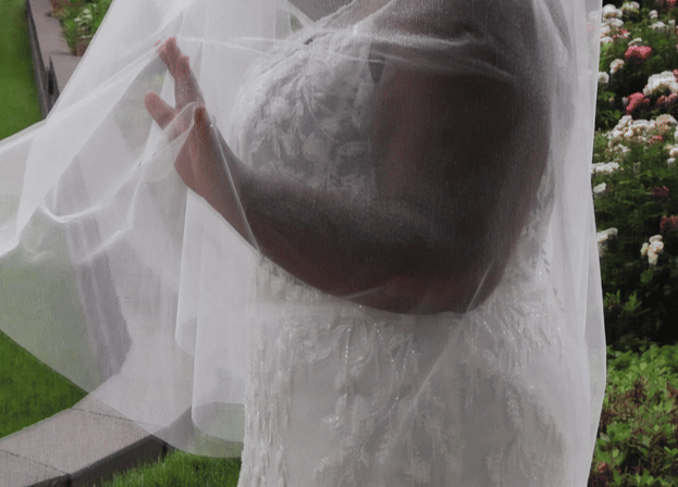 bride under veil.gif