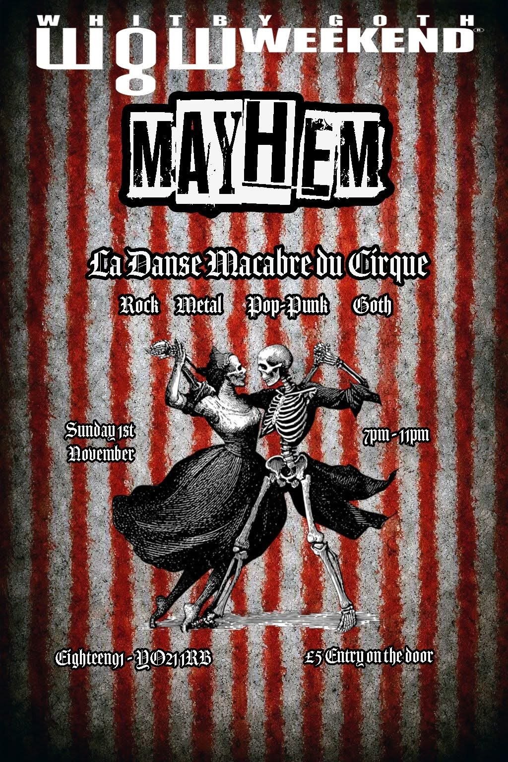 MAYHEM- La Danse Macabre Du Cirque