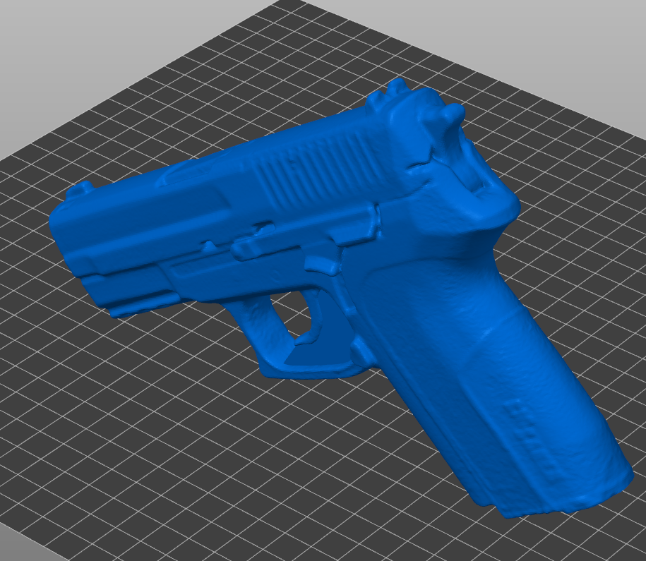 Sig Sauer SP2022 STL file for 3D printing, non-functional handgun replica used for safe training, holster molding, and firearms instruction. Durable, accurate, and professional.