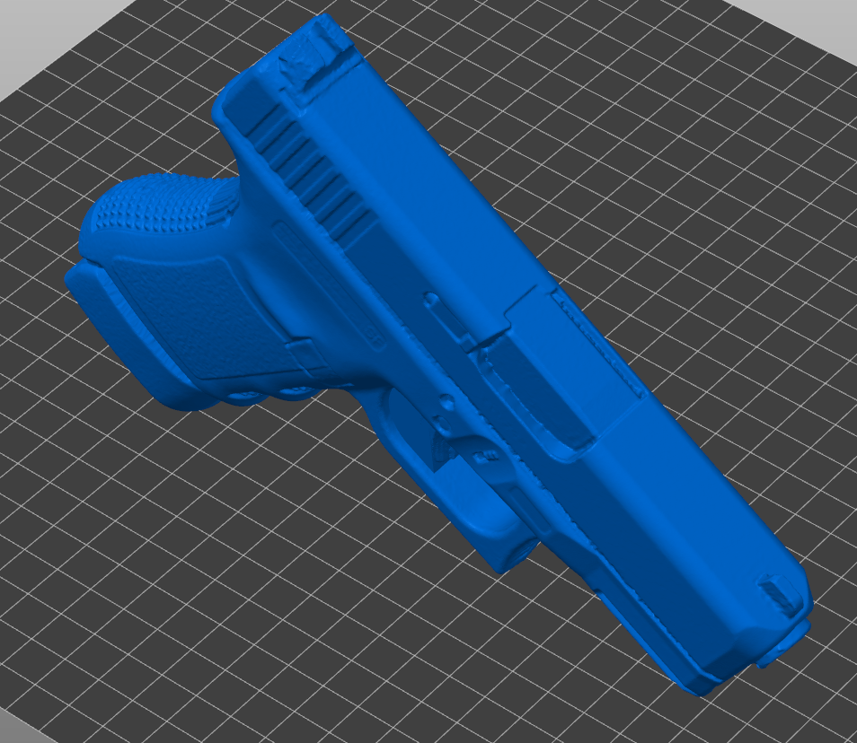 Glock 30 30S G30 STL file for 3D printing, detailed non-functional handgun replica for safe training, holster molding, dry fire practice, and firearms instruction.