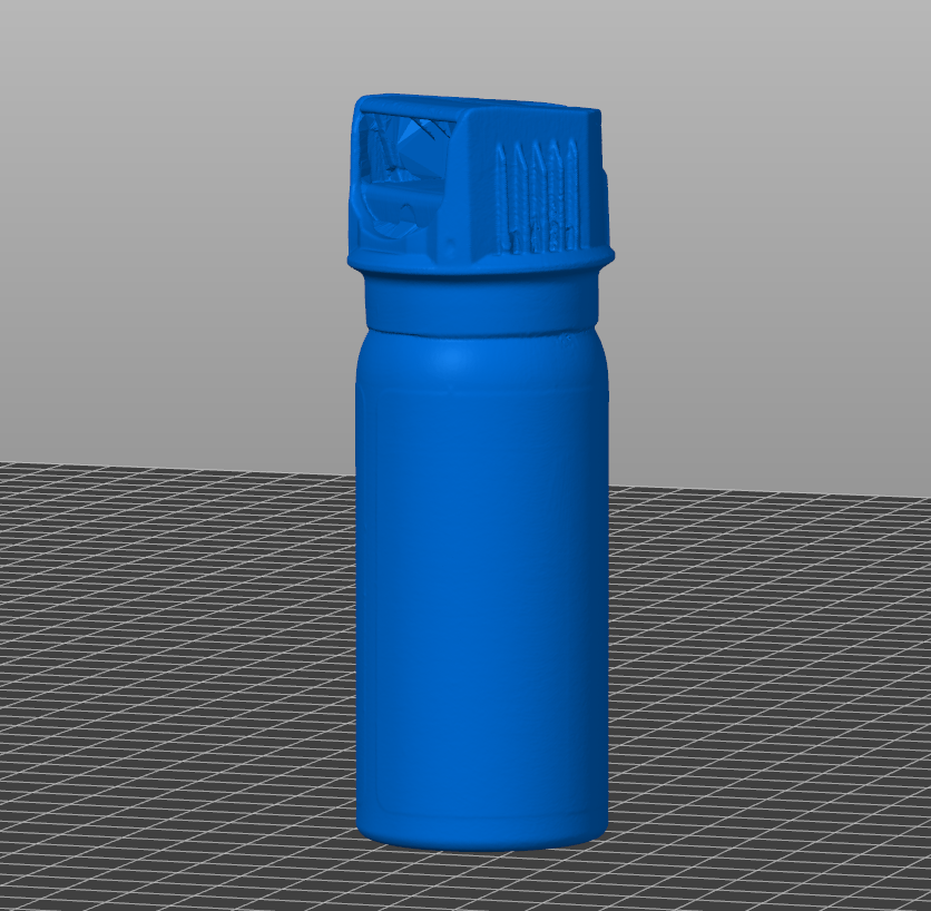 Defense Technology First Defense OC/CS MK-3 3D model STL file, 1:1 scale printable replica for holster molding, training, and display