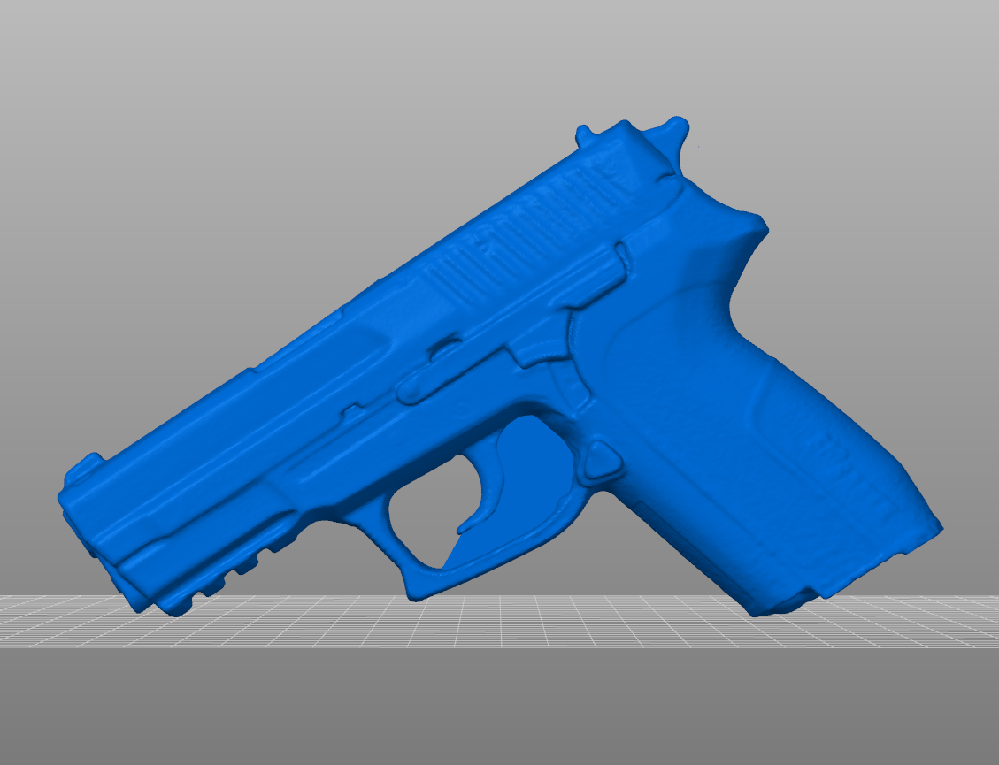 Sig Sauer SP2022 STL file for 3D printing, non-functional handgun replica used for safe training, holster molding, and firearms instruction. Durable, accurate, and professional.