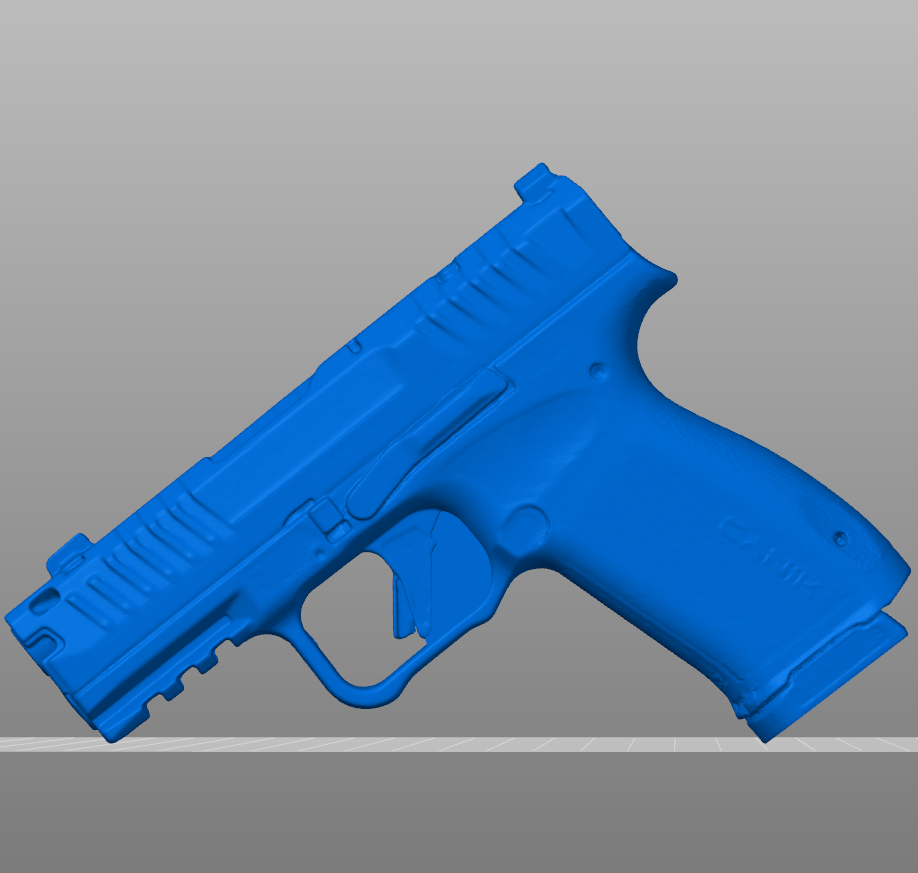 Canik METE MC9 Prime 3D model, METE MC9 Prime STL file, 1:1 scale training replica, compact handgun model, holster mold STL, dry fire trainer, accurate dimensions, solid Canik METE MC9 Prime print