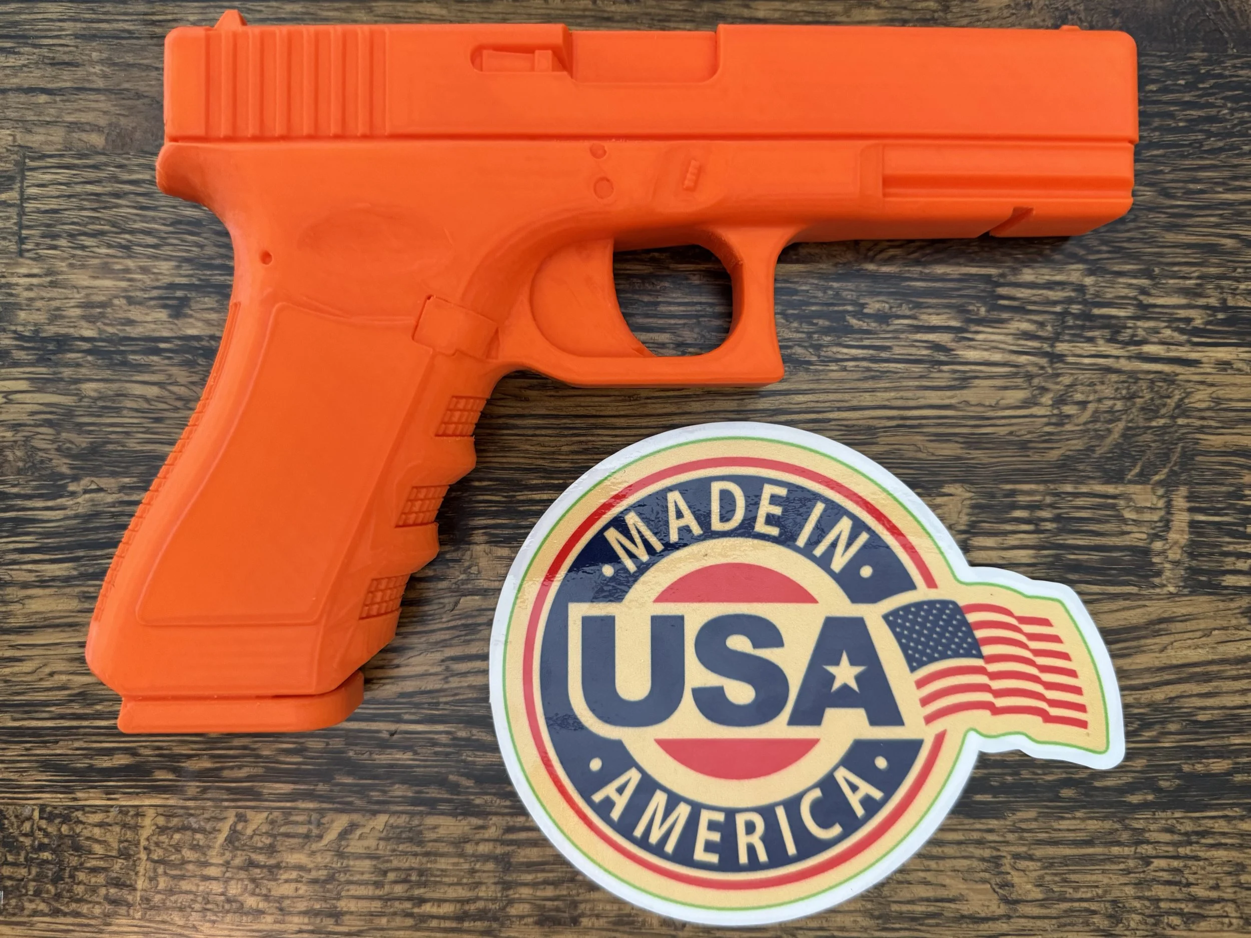 Full-weight Glock 17 Gen 3 replica, solid 3D-printed training gun, 1:1 scale model, holster fit test aid, dry fire practice Glock, realistic Glock 17 dummy gun