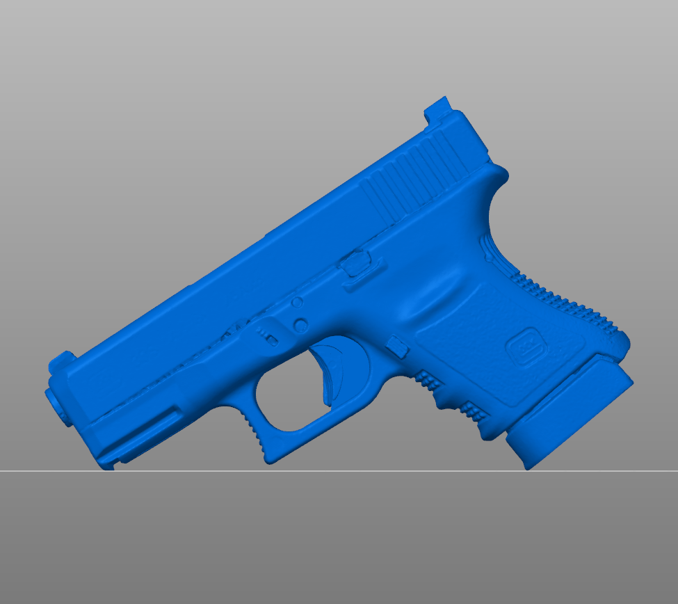 Glock 30 30S G30 STL file for 3D printing, detailed non-functional handgun replica for safe training, holster molding, dry fire practice, and firearms instruction.