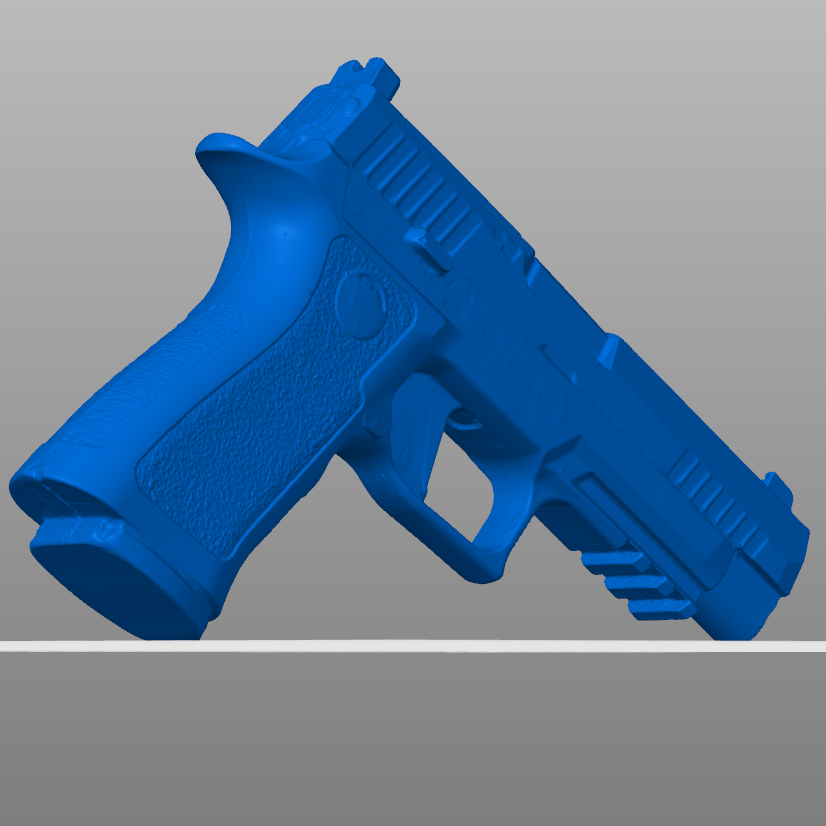 Sig Sauer P320 XFull 3D model, P320 XFull STL file, 1:1 scale pistol replica, holster mold, solid XFull 3D print