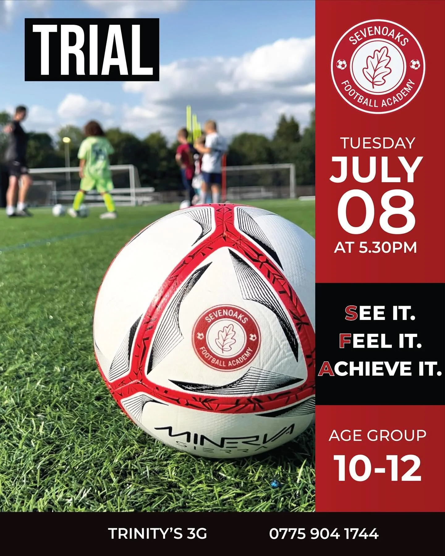 It&rsquo;s time for the last one (for now)! We hold our U10-12 trials this Tuesday at Trinity School&rsquo;s 3G pitch. If you haven&rsquo;t signed up yet you can do so on the link in our bio!
#sfa #football #kidsfootball #footballtrials