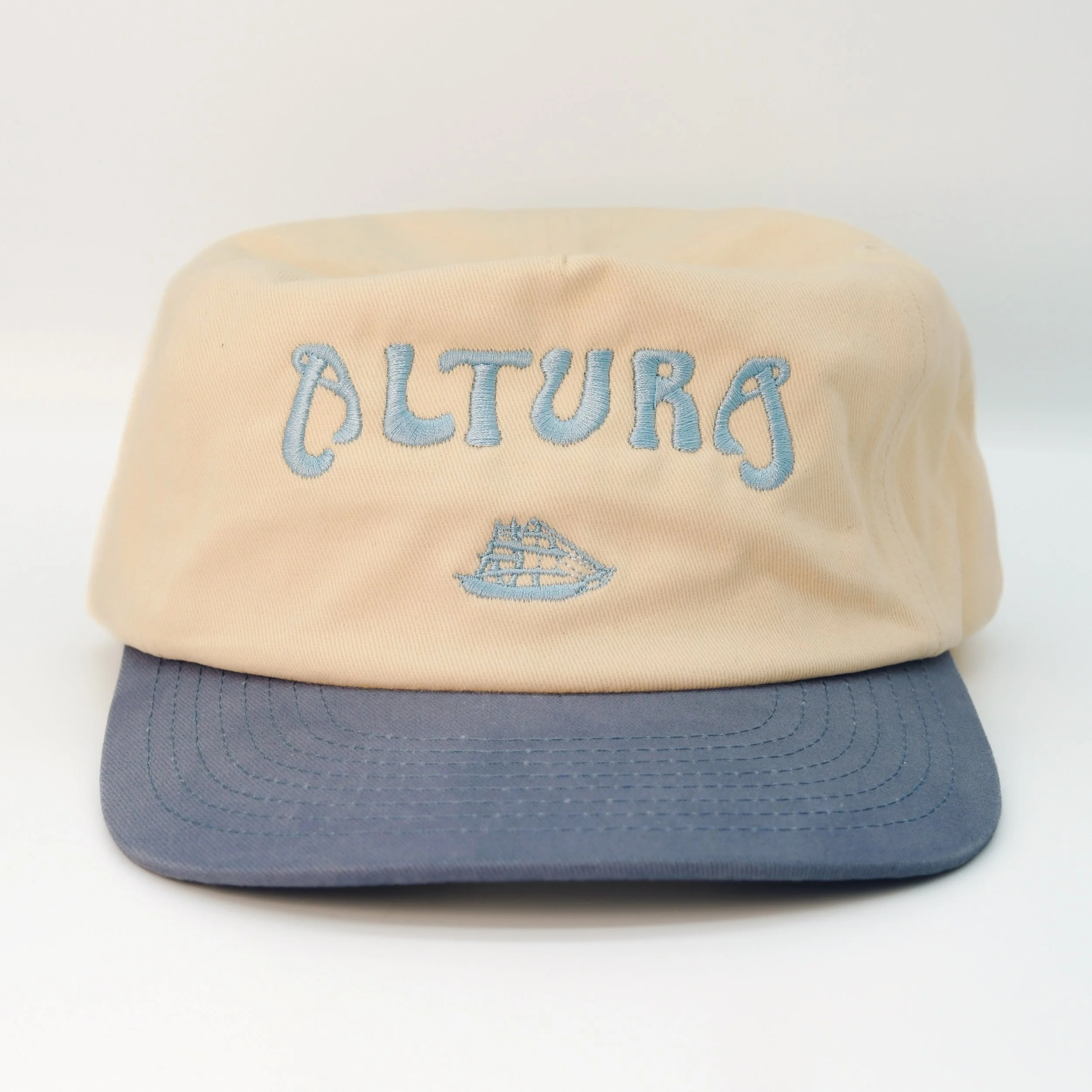 Snapback - Harbor Blue & Cream