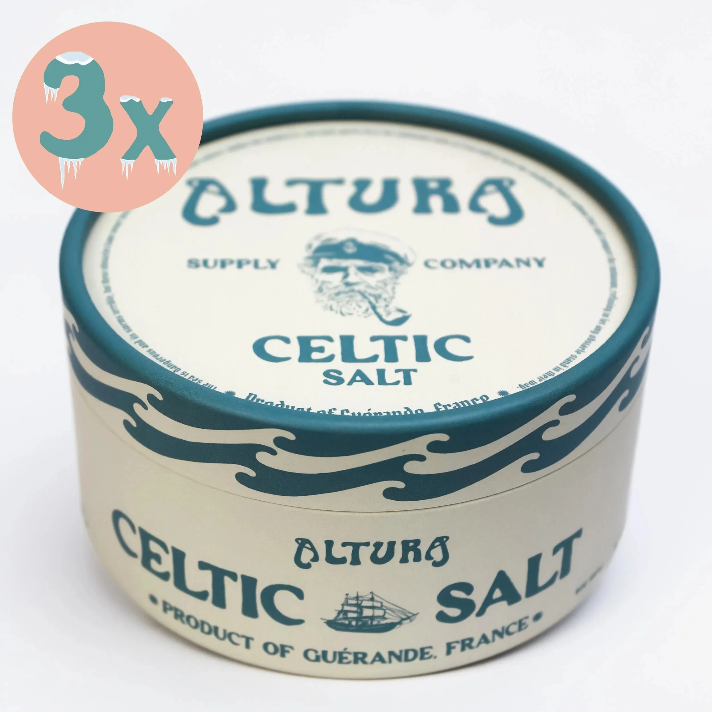 3 Pack - Celtic Salt 8oz