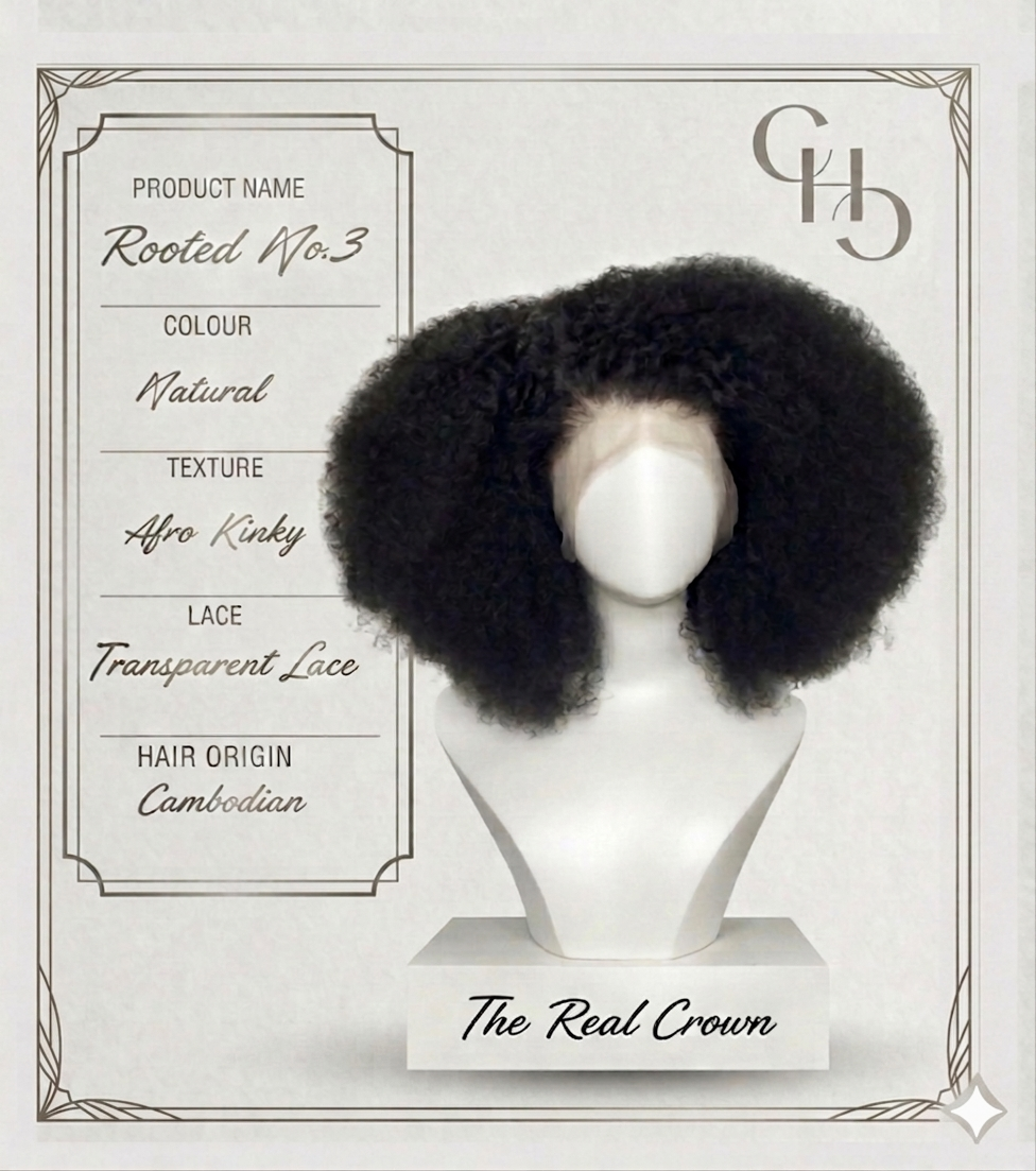 Rooted No.3 – The Real Crown | Transparent Lace