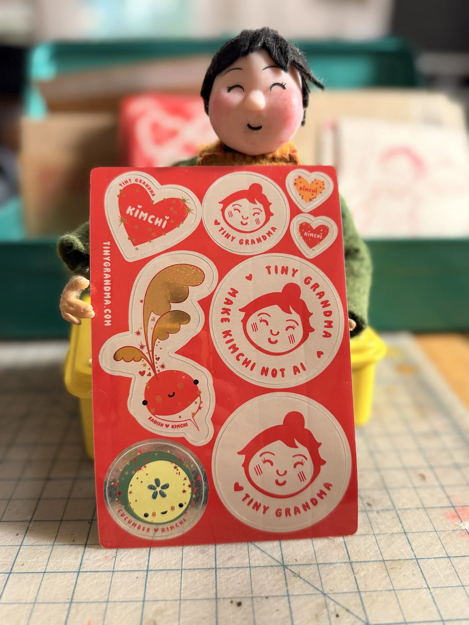 Kimchi Love Sticker Sheet
