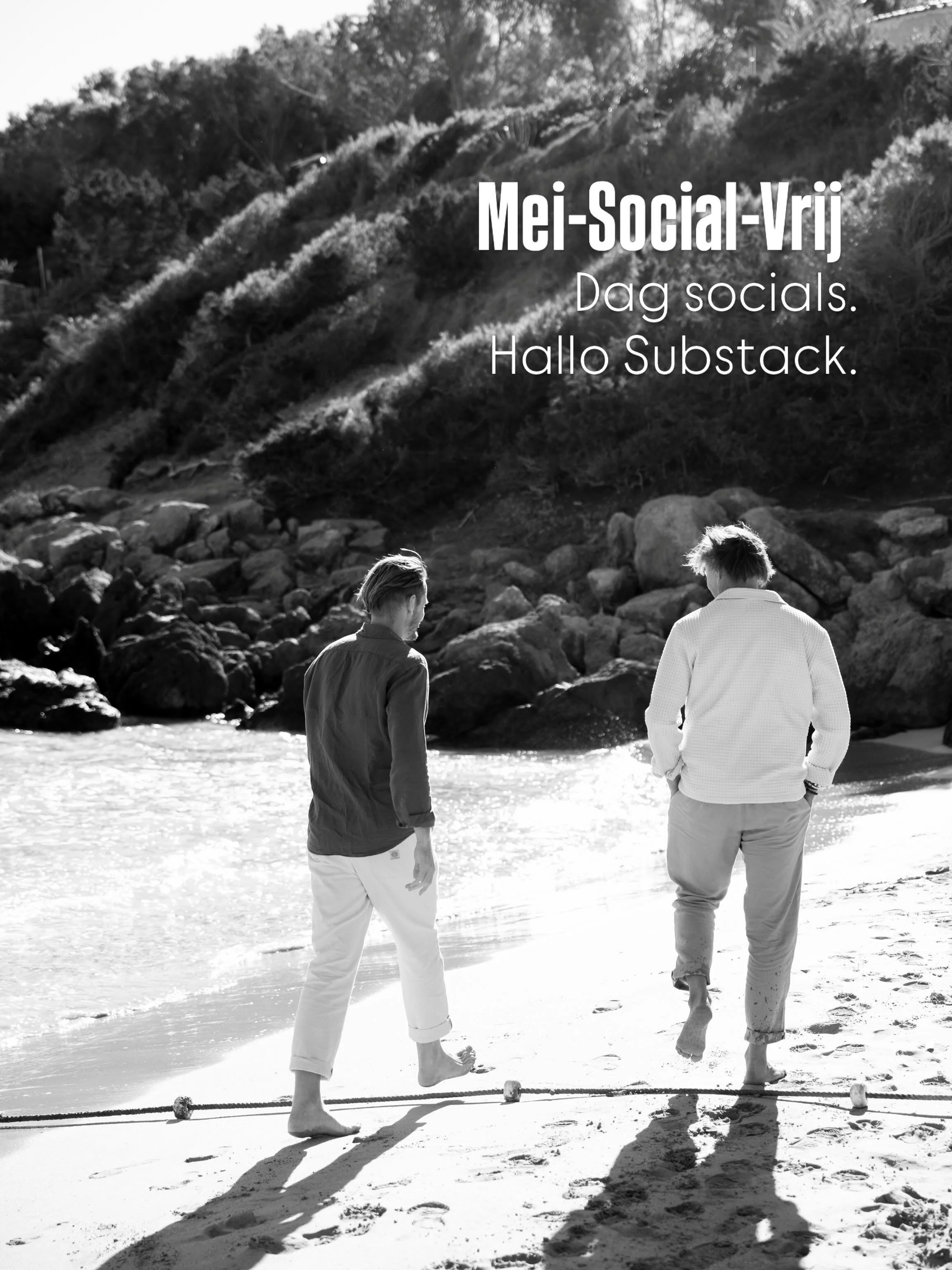 //Mei-Social-Vrij

Het was jullie natuurlijk nog niet opgevallen.
Maar ik doe dus mee aan mei-social-vrij. Even een maandje weg. @meisocialvrij 

Dus loop ik even weg van de socials. Jeetje wat lijkt me dat heerlijk. Die eindeloze stroom aan info 