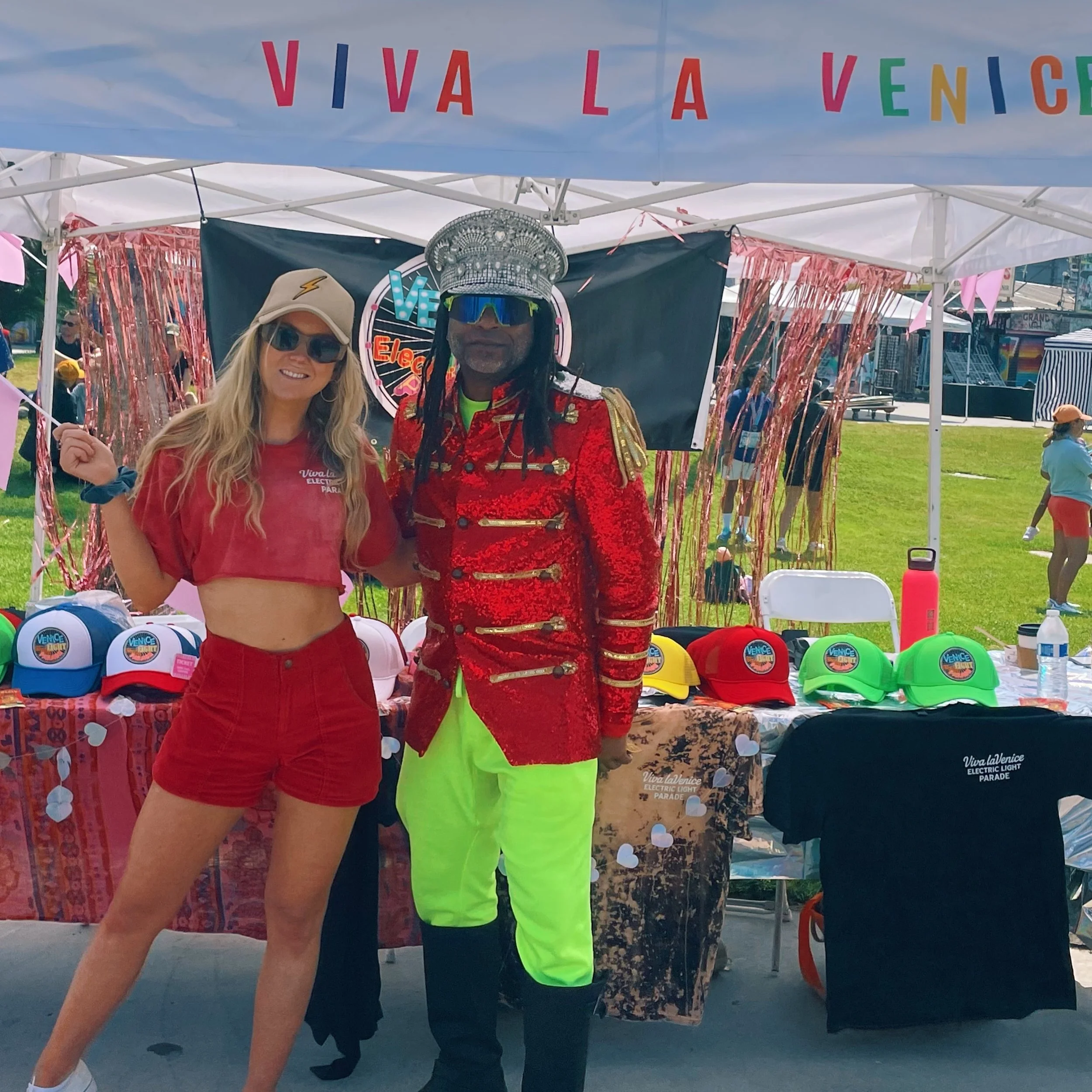 MAY 17th 2026 @vbhalfmarathon! ⚡️Excited to celebrate another trip around the Venice sun w/ @veniceelectriclightparade. Come find some shade at our tent and say hello. 💖 @ptbrandvenice raffle: round 2!!