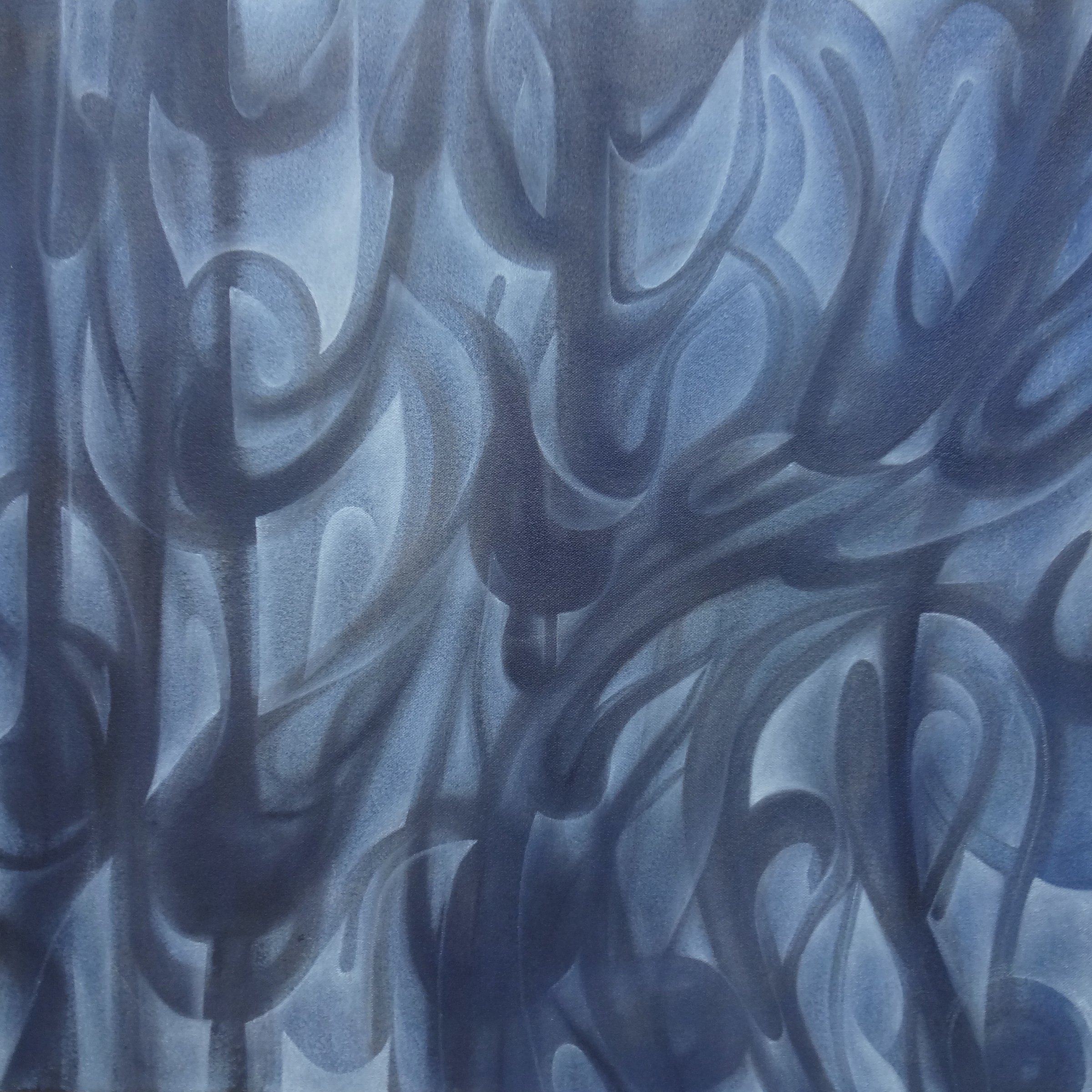 Will-o'-the-wisp, oil on canvas, 24x24 inches, 2022