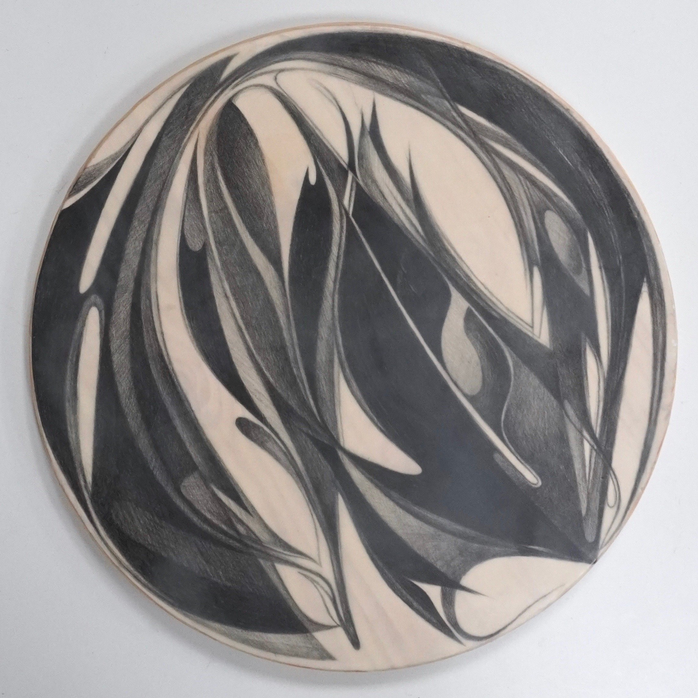 Within Nature (Series), Graphite on paper mounted on panel with encaustic medium,
Various sizes
2023-present