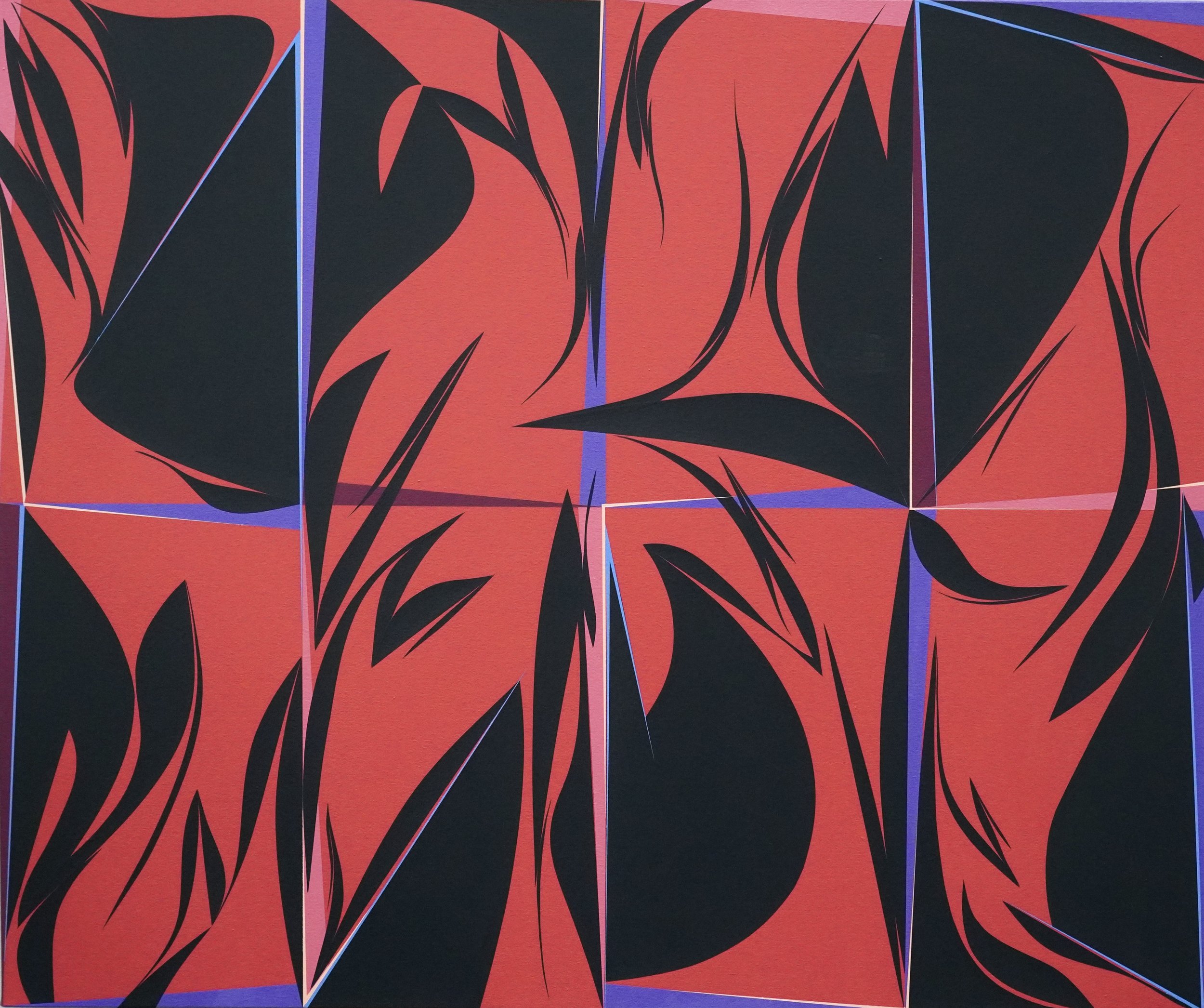 The Language of Form II, Acrylic on canvas
50 x 42 inches, 2025