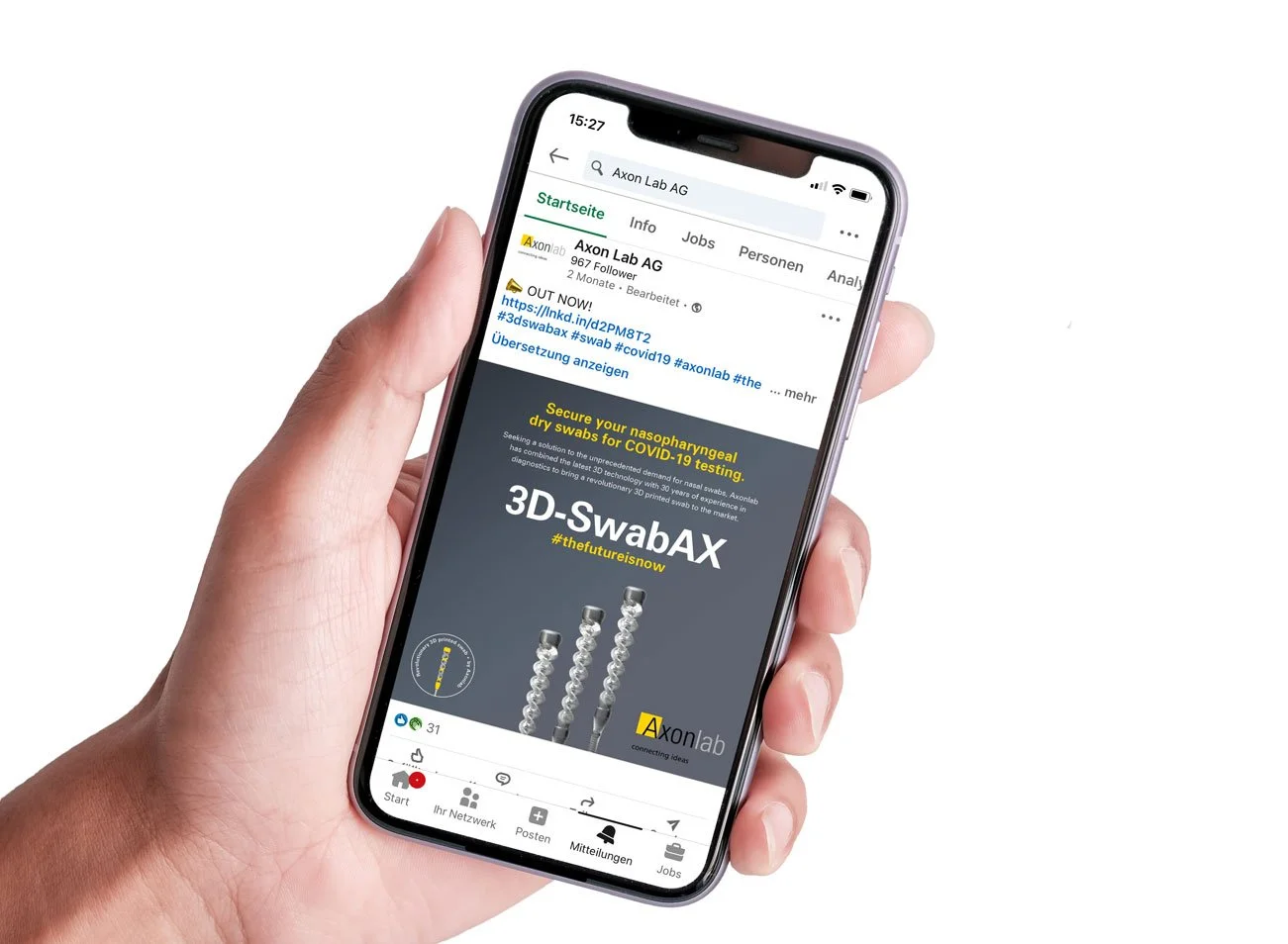 Axonlab. Franziska Spindler Grafik Design und Layout in Zürich. Agenturarbeit. Freelance.