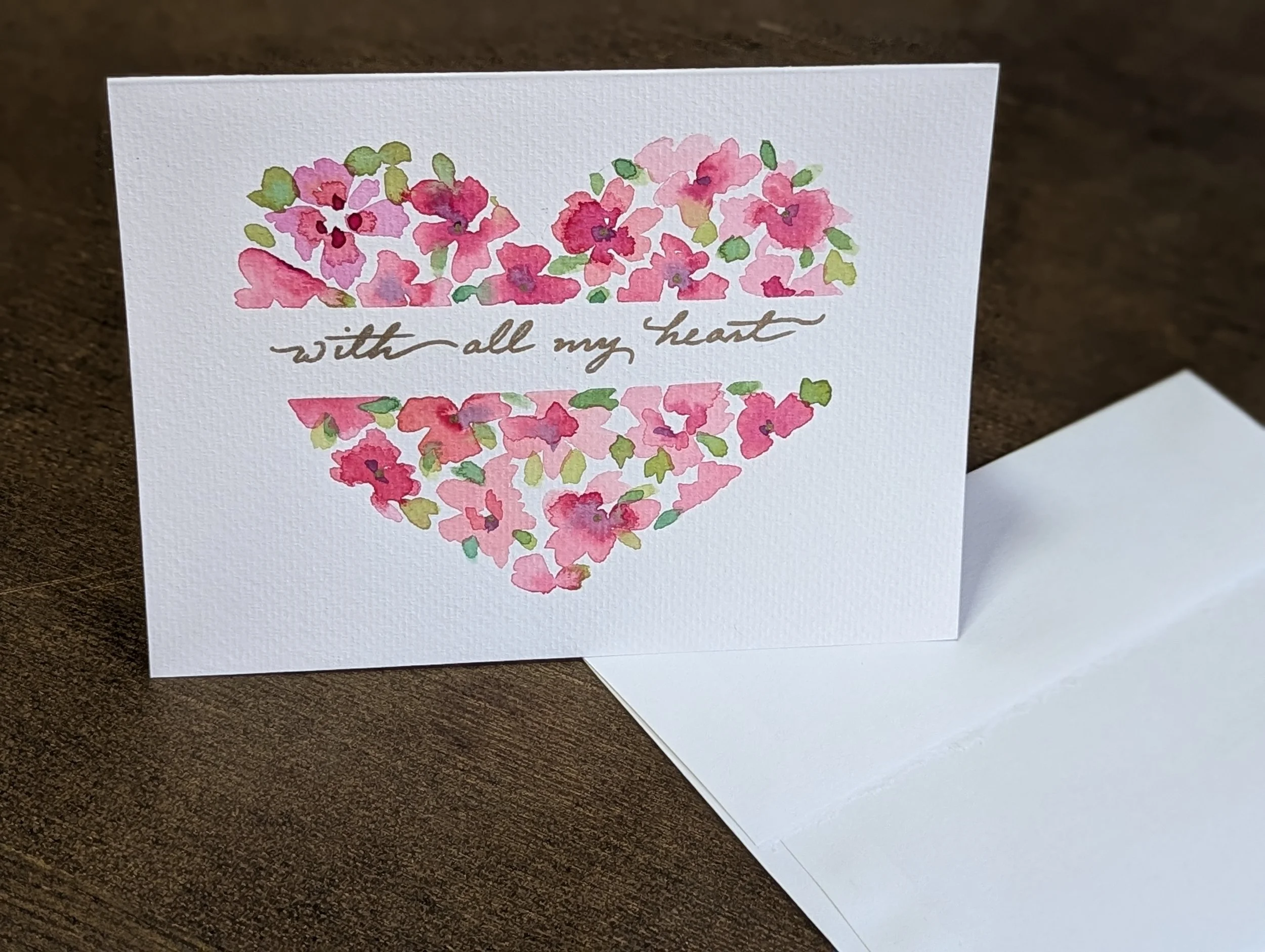 Valentine's Watercolor Cards with Tina Cauller