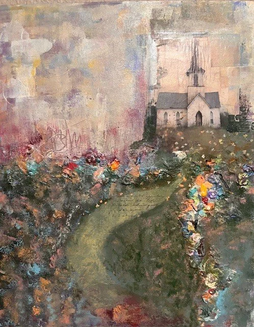 Landscapes, Mixed Media Acrylic with Paula Mitchell 