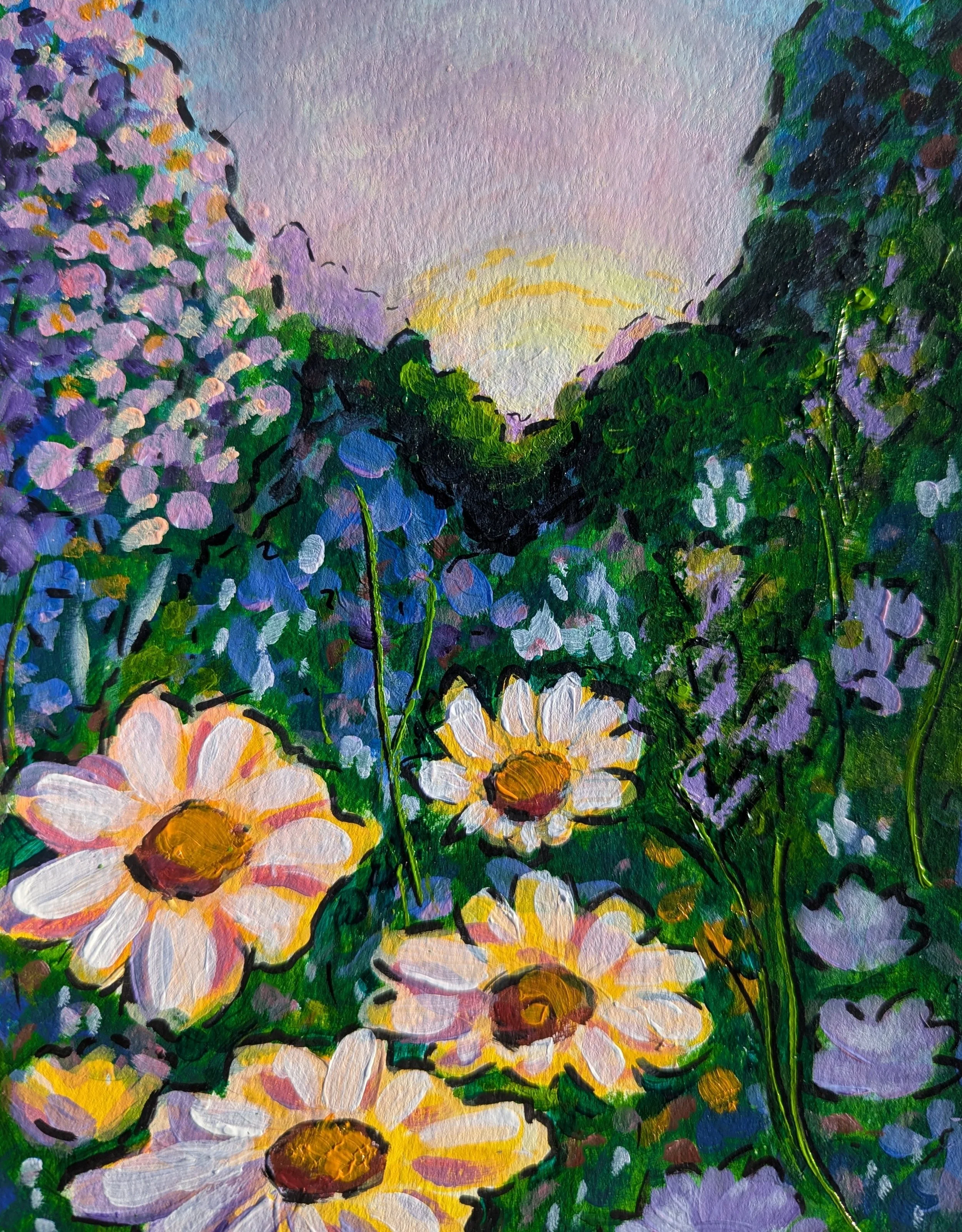 Landscape Impressionism  Acrylic Painting with Tiffanie Brunson