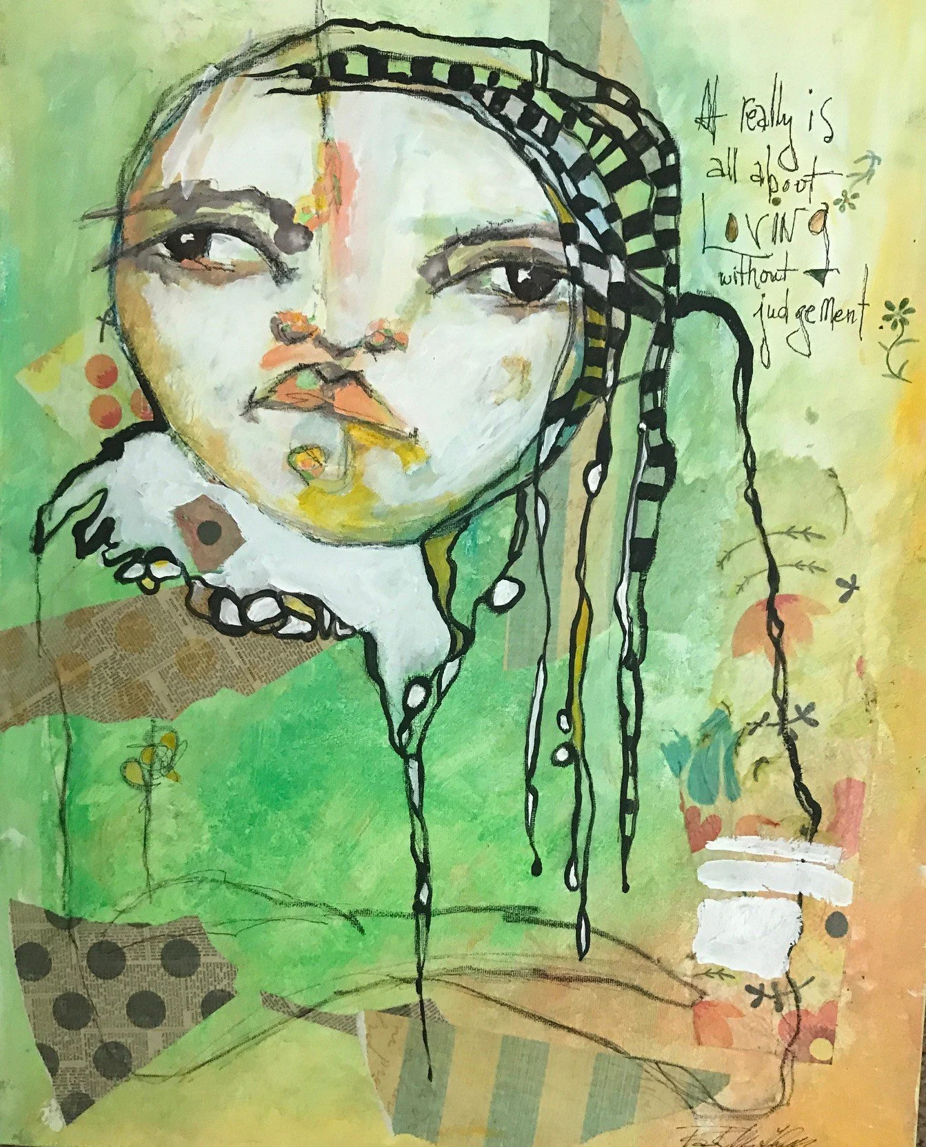 Mixed Media Acrylic with Paula Mitchell 