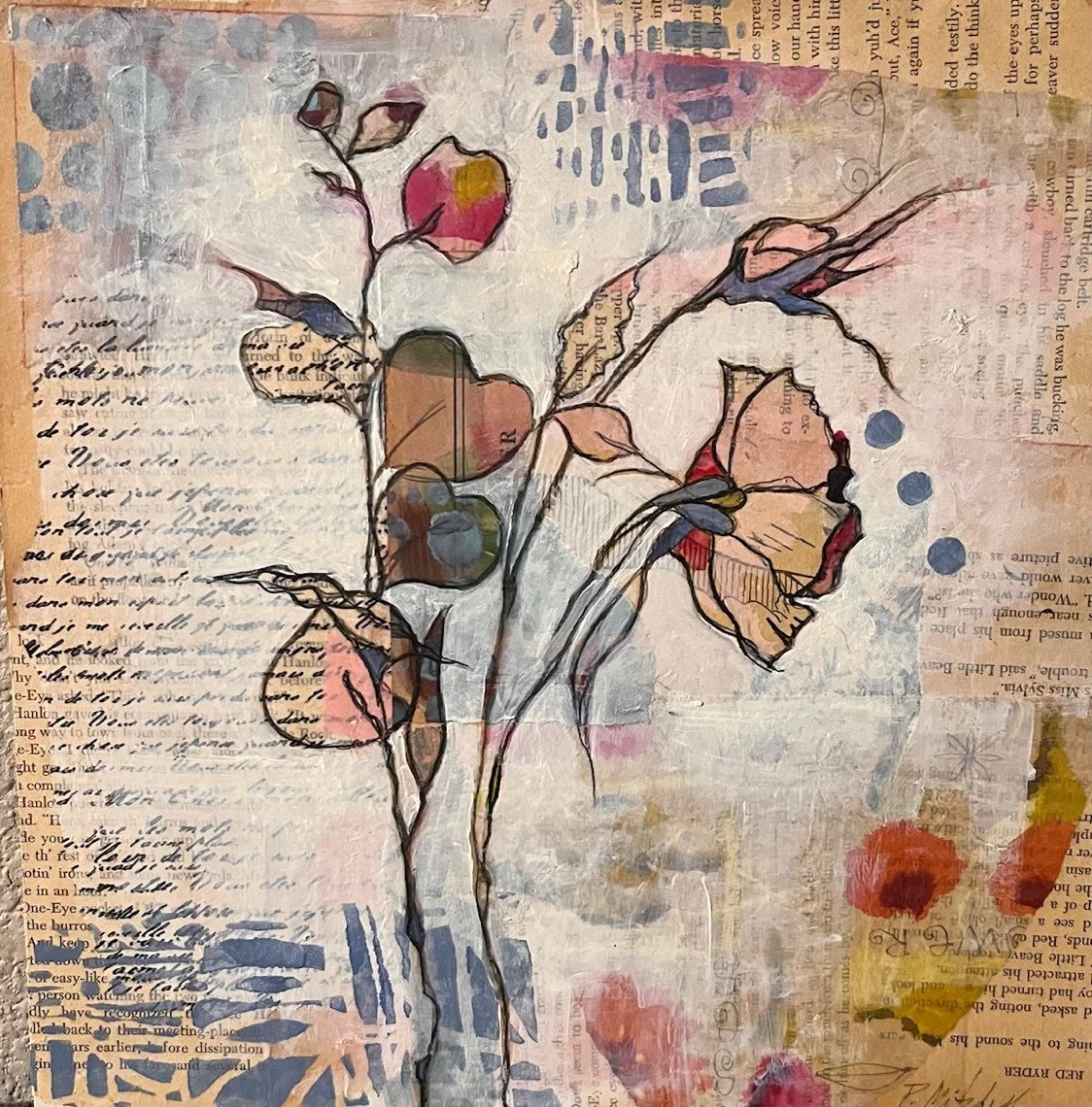 Mixed Media Acrylic with Paula Mitchell 