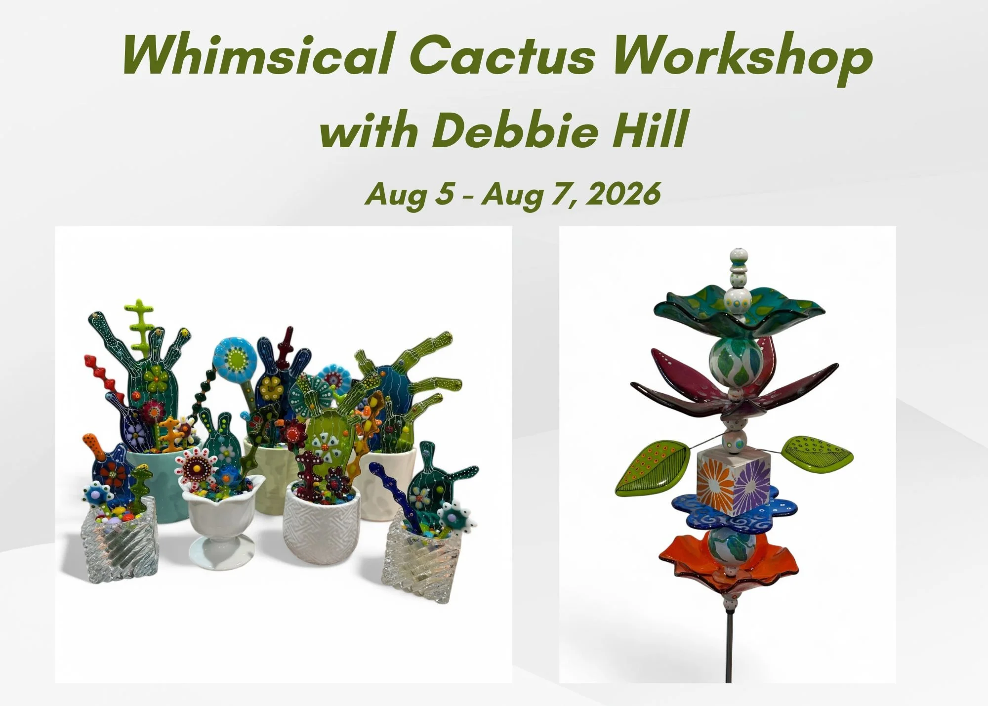 Whimsical Cactus Workshop with Debbie Hill