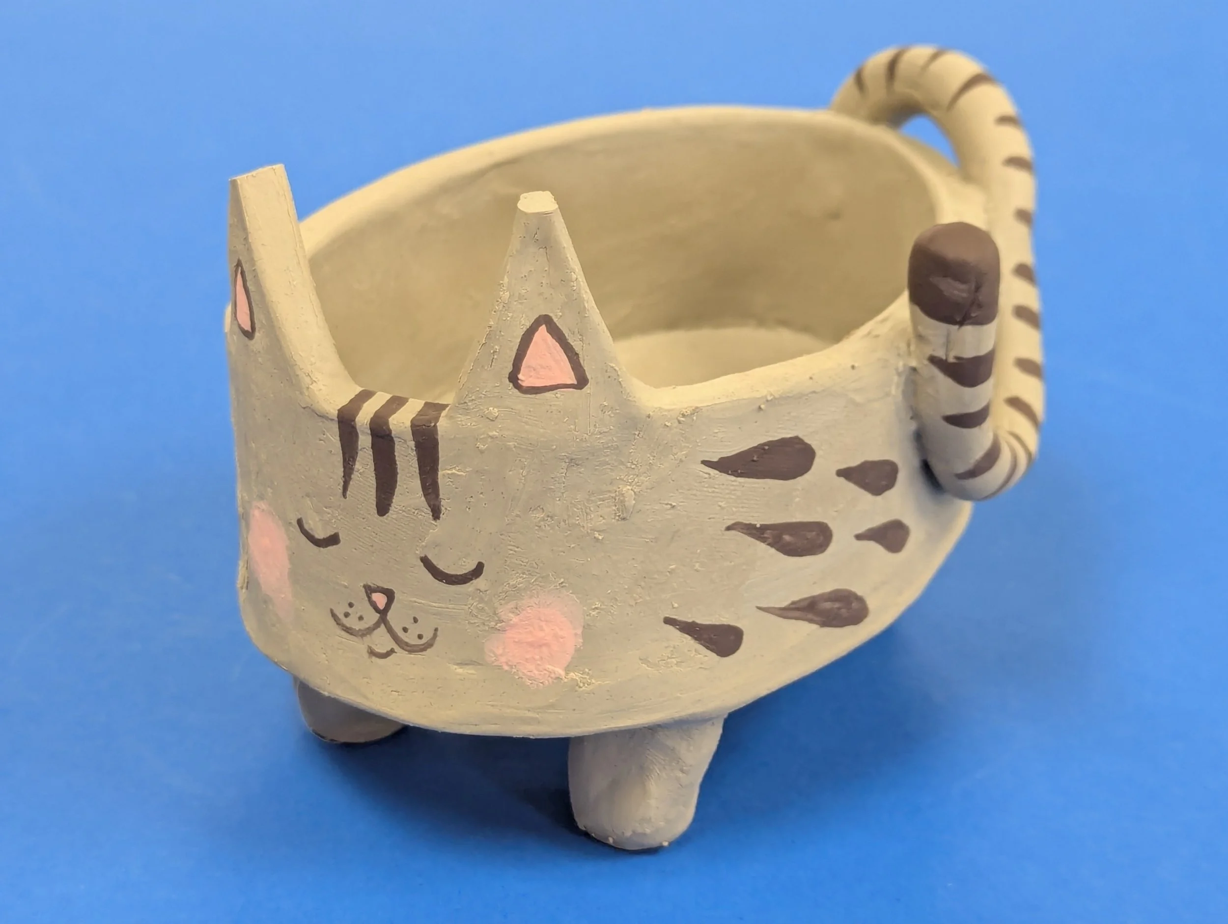 Evening in Pottery - Tabby Trinket Box (All Levels) Tina Cauller 