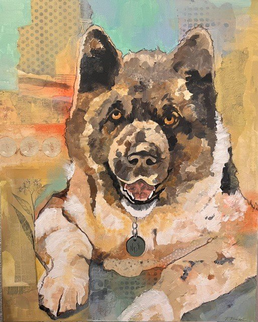 Painting our Favorite Pet, Mixed Media Acrylic with Paula Mitchell